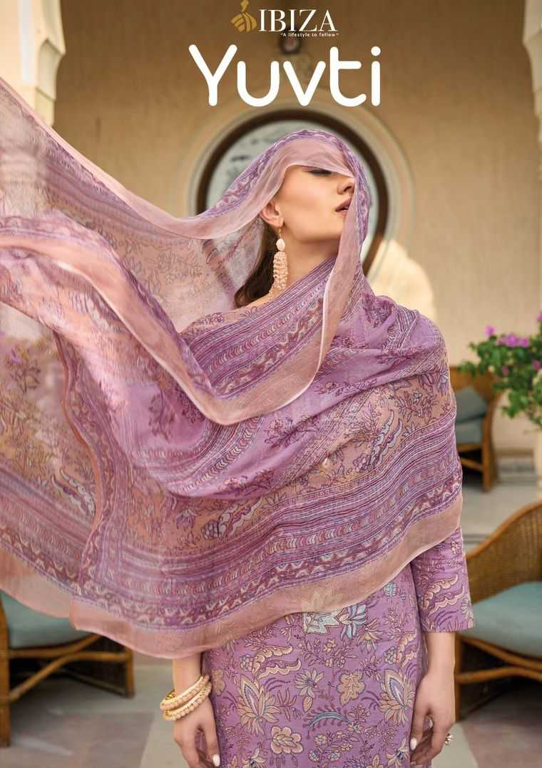ibiza yuvti amazing digital print fancy pakistani kurti pant dupatta