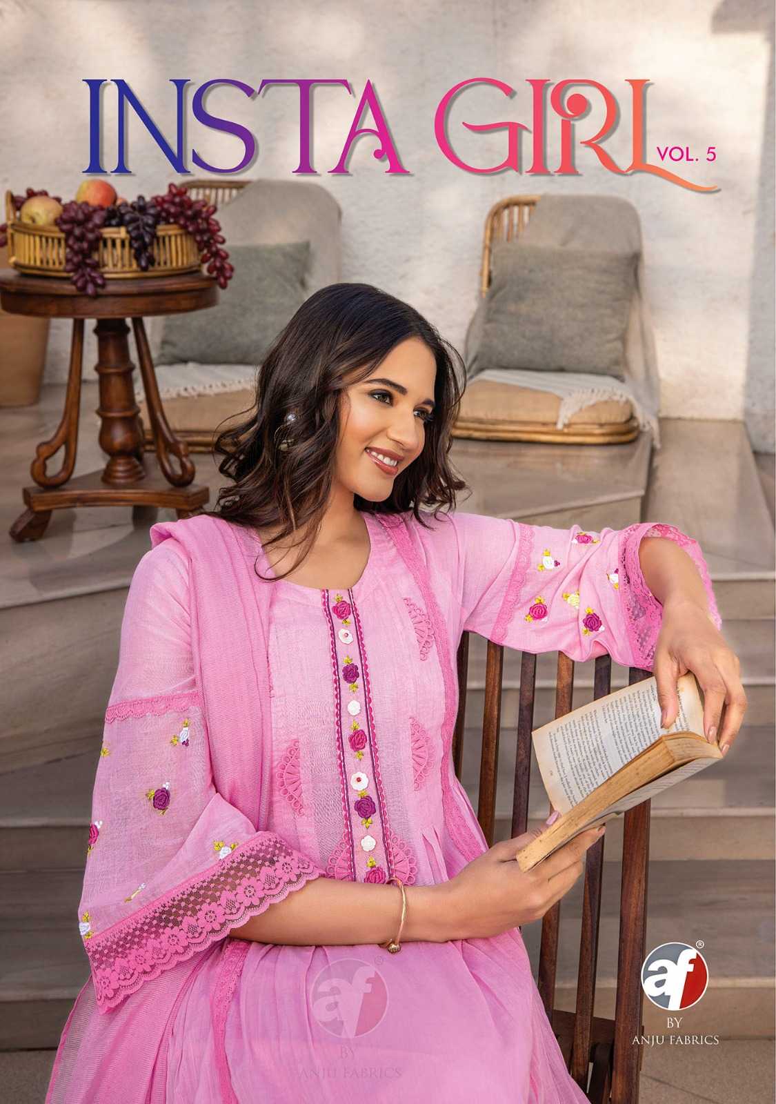 insta girl vol 5 by anju fab new launching exclusive readymade salwar suit