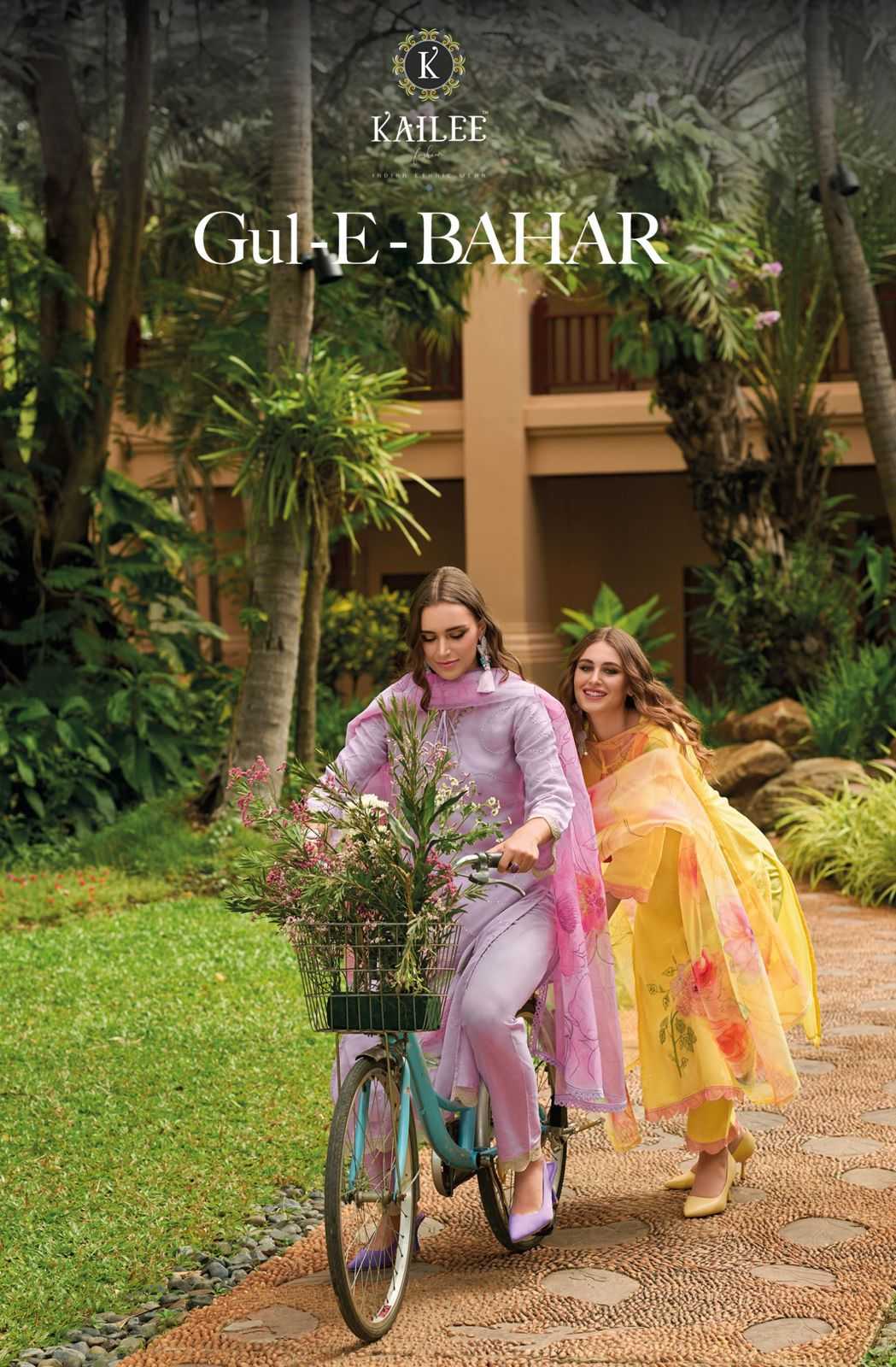 kailee gul e bahar cotton festive wear readymade kurti pant dupatta