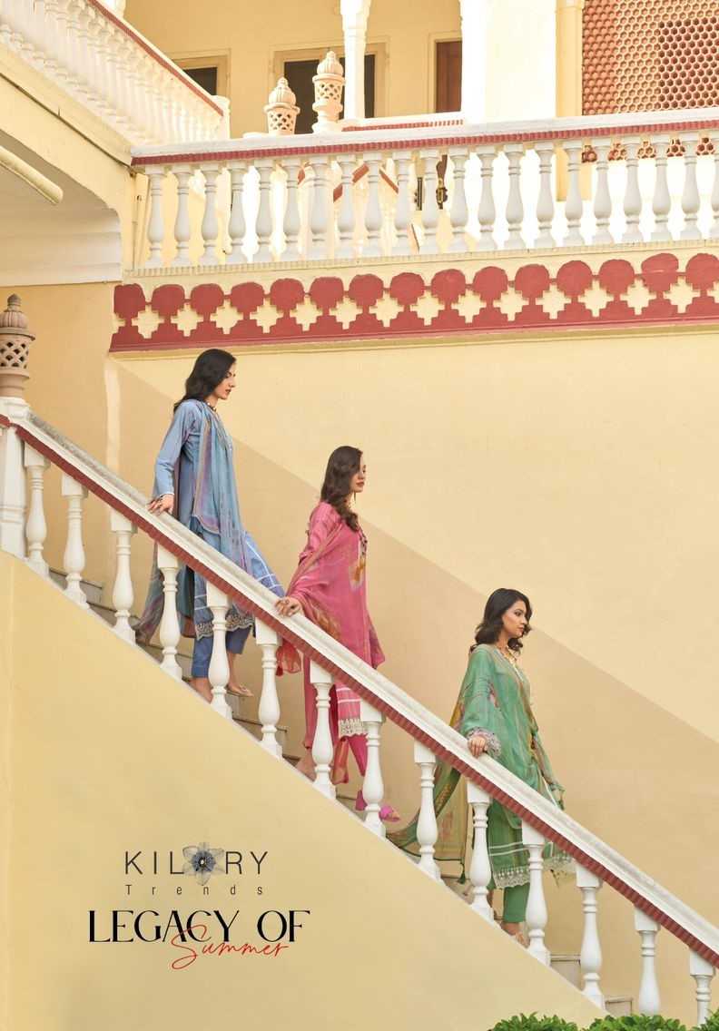 kilory trends legacy of summer adorable digital print  lawn cotton pakistani unstitch suit