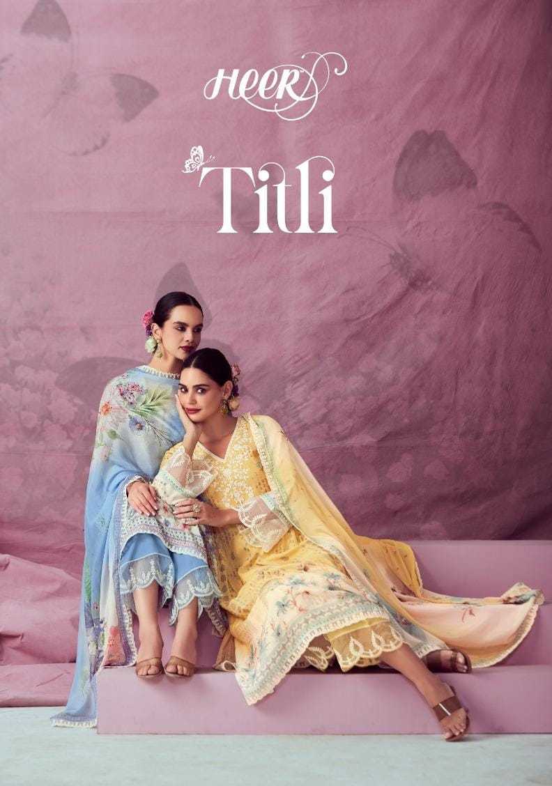 kimora heer titli designer occasion wear embroidery work unstitch suit