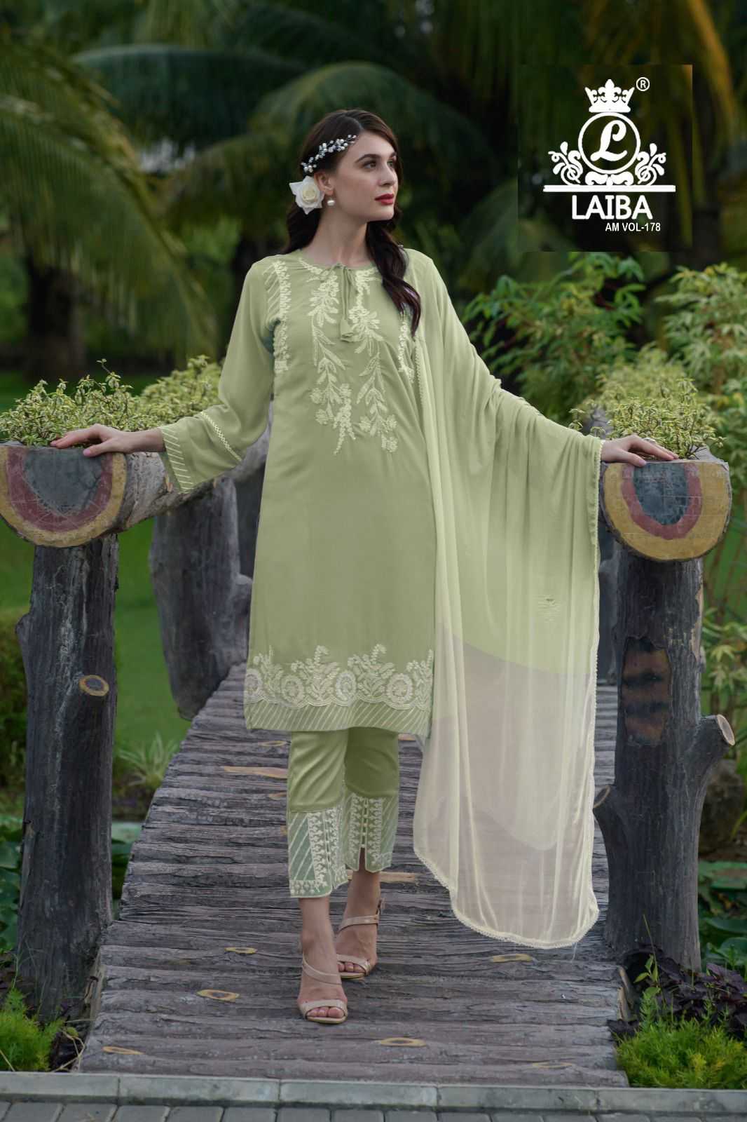 laiba vol 178 designer pure georgette readymade pakistani salwar kameez