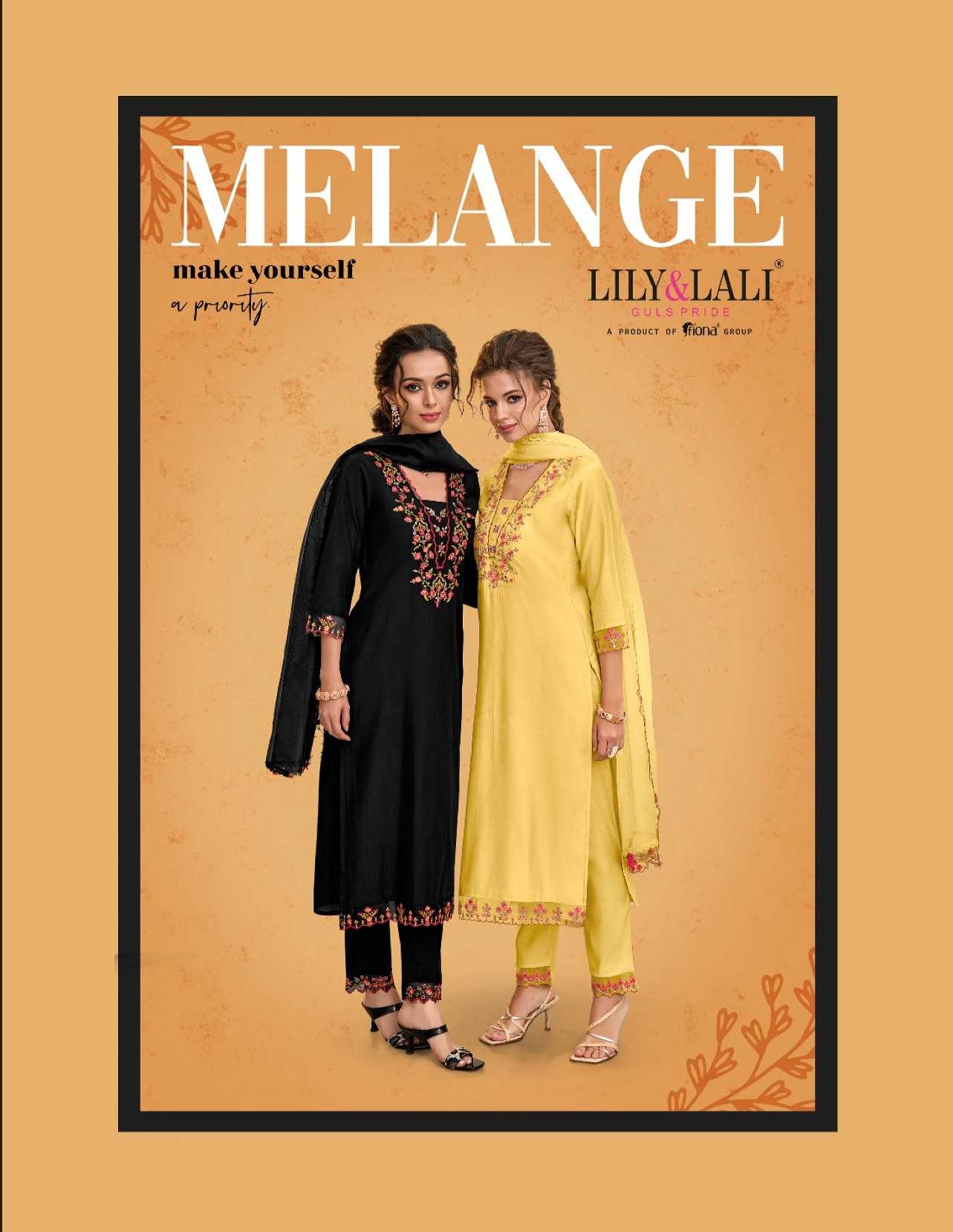 lily and lali melange designer occsaion wear embroidery work salwar kameez