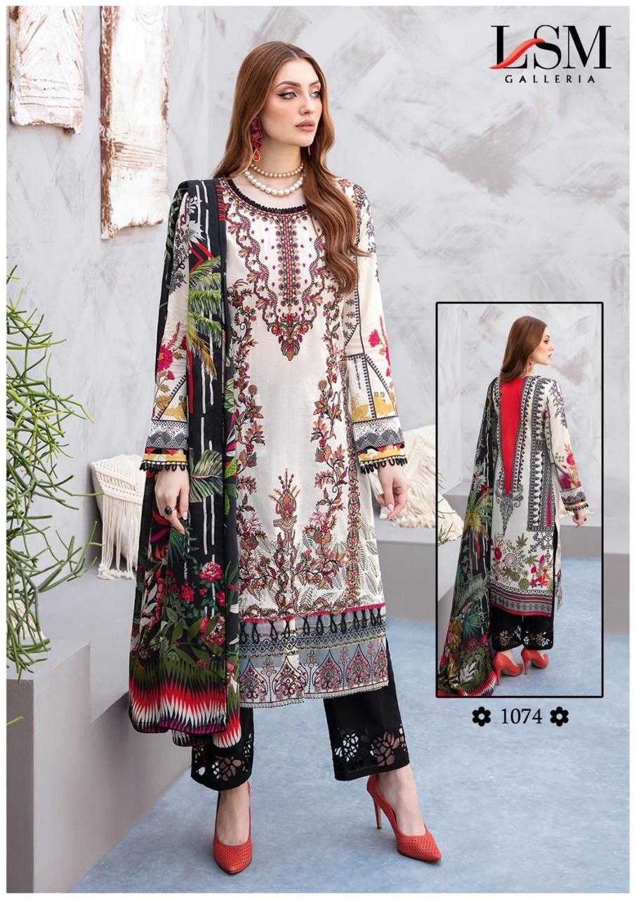 lsm galleria parian dream vol 8 pakistani lawn collection unstitch suit