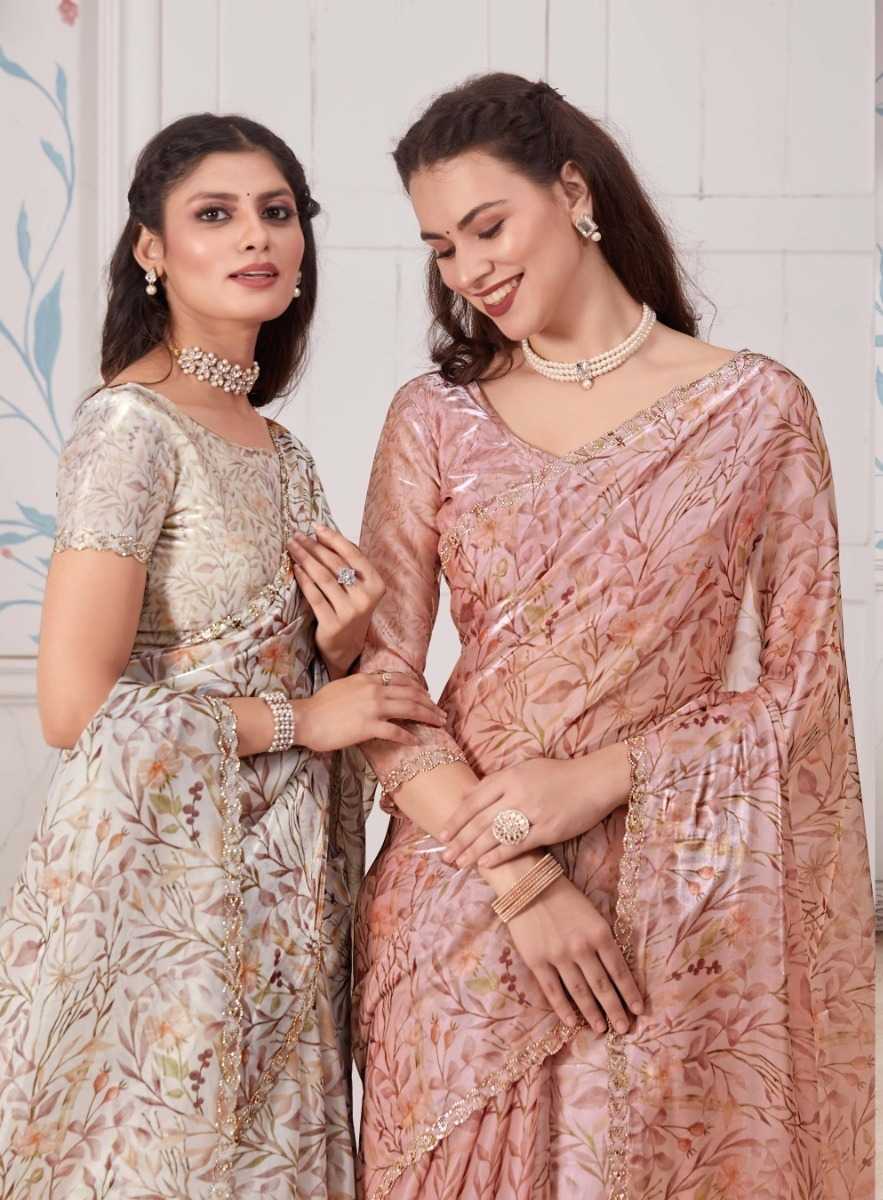 mehak 730a - 730d party wear ethnic style soft jimmy chhoo digital printed saree wholesaler