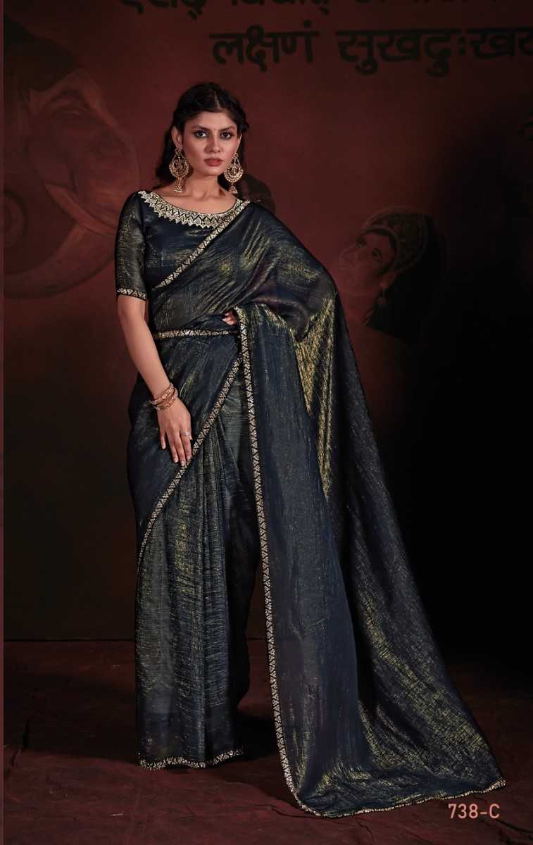 mehak 738a-738d occasion wear designer work sarees wholesaler