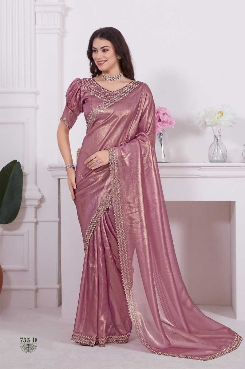 mehak 755a-755e occasion wear designer handwork sarees wholesaler