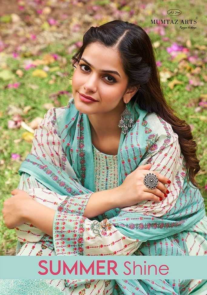mumtaz arts summer shine latest wear unstitch pakistani salwar suit 