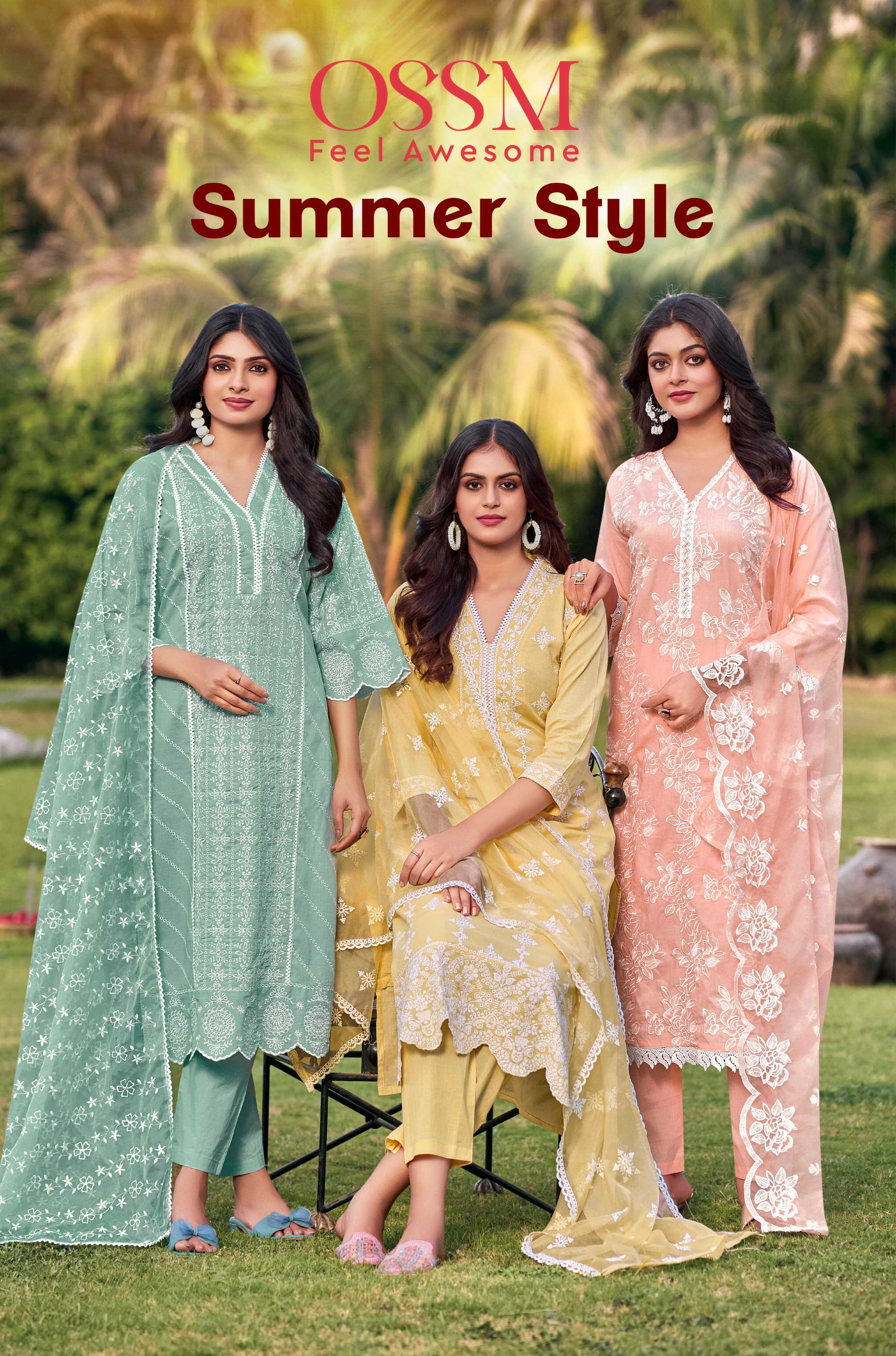 ossm summer style vol 1 readymade classy look cotton fancy salwar kameez