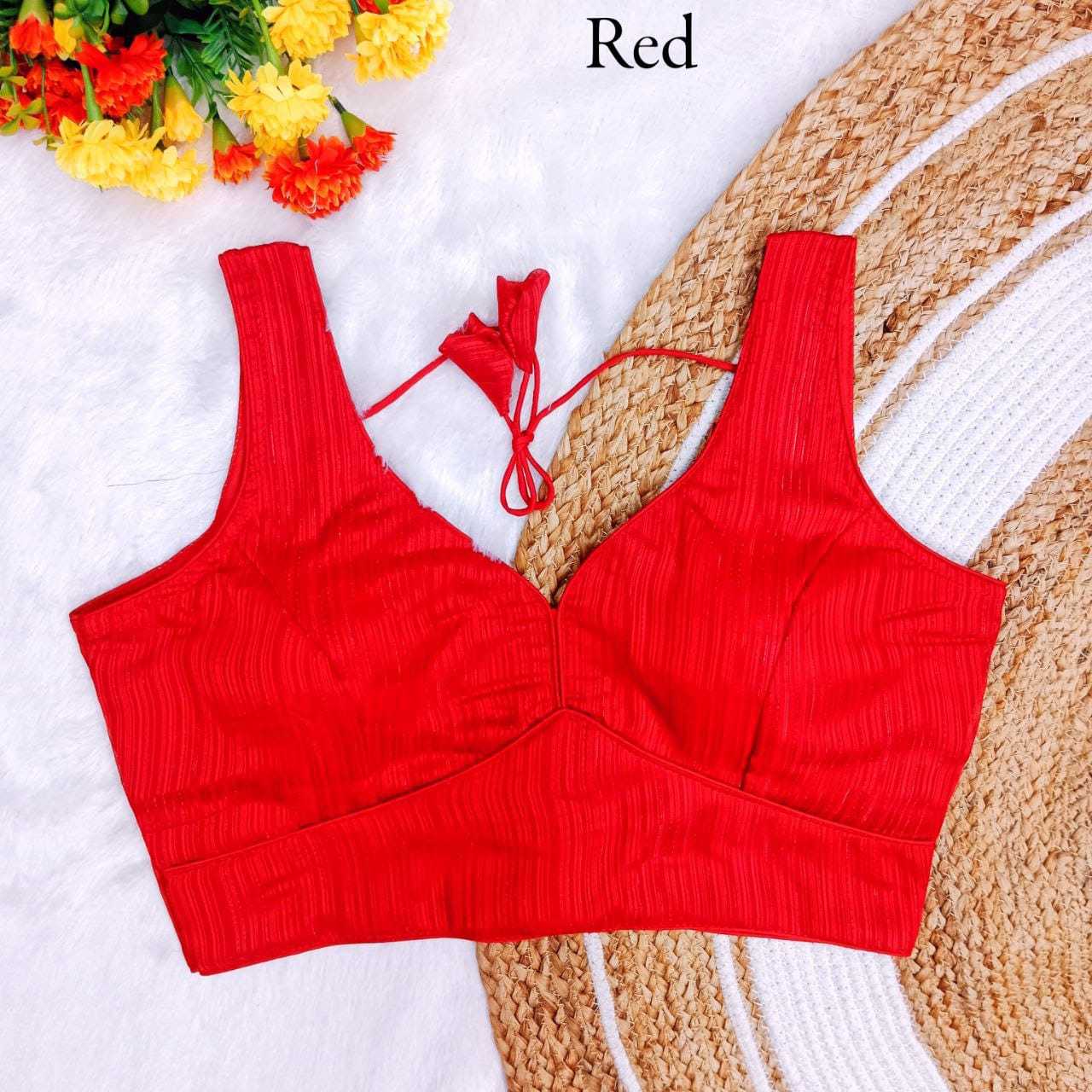 p r dhamal chex fancy imported georgette chex pettern readymade blouse collection