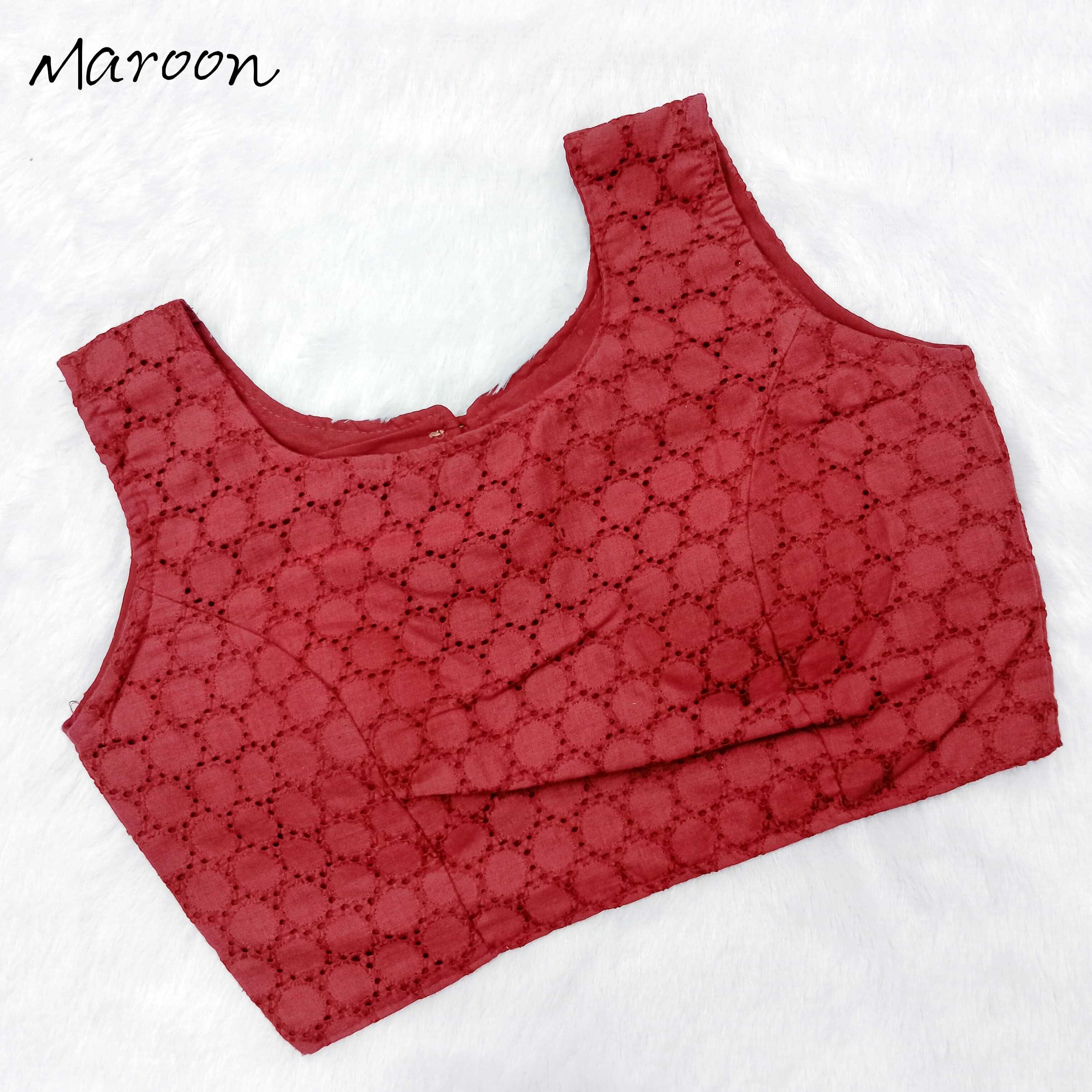 pr hakooba vol 6 fancy chiken work readymade blouse catalog