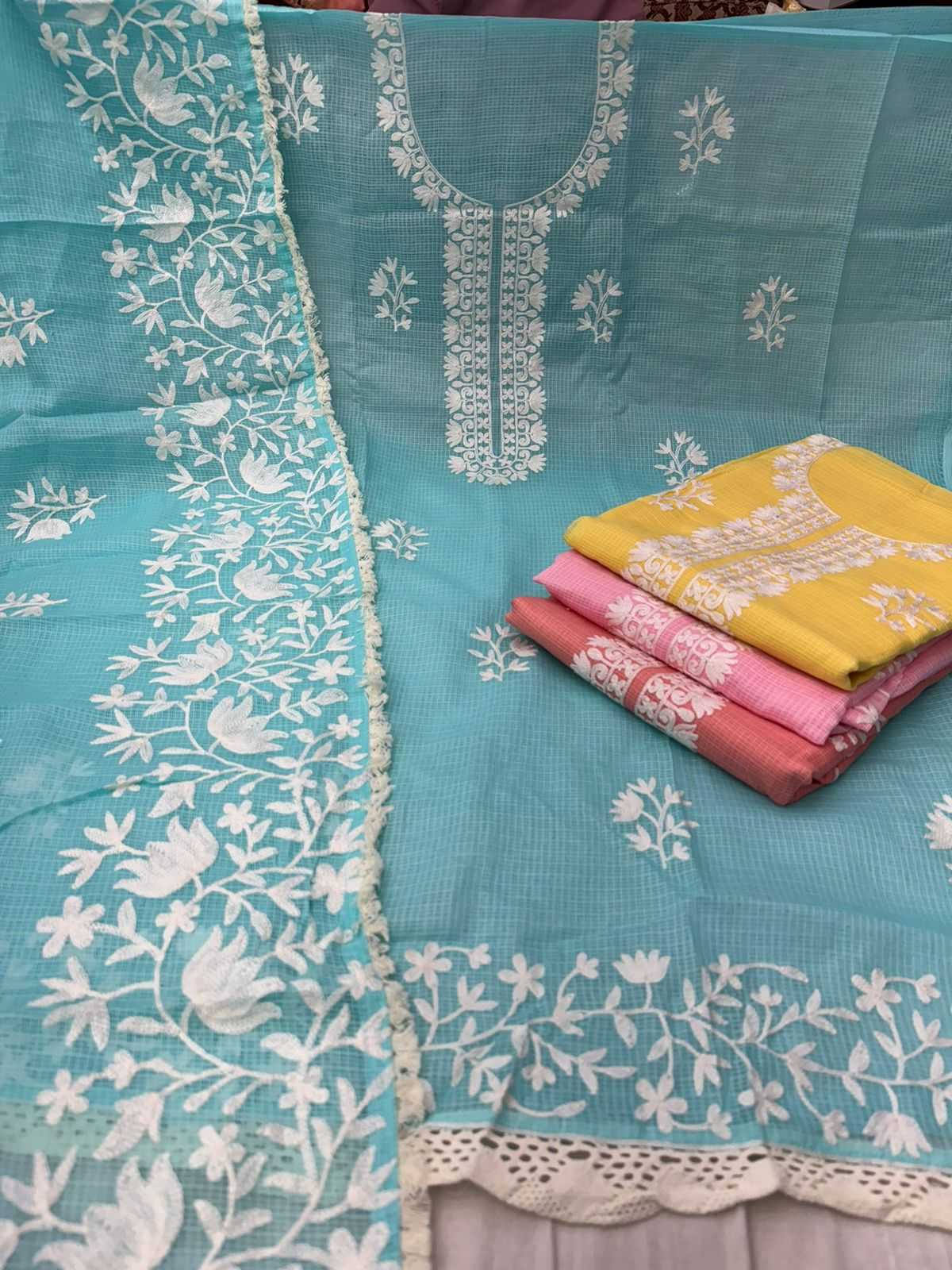 pr kota checks doriya special part 1 fancy unstitch salwar suit 