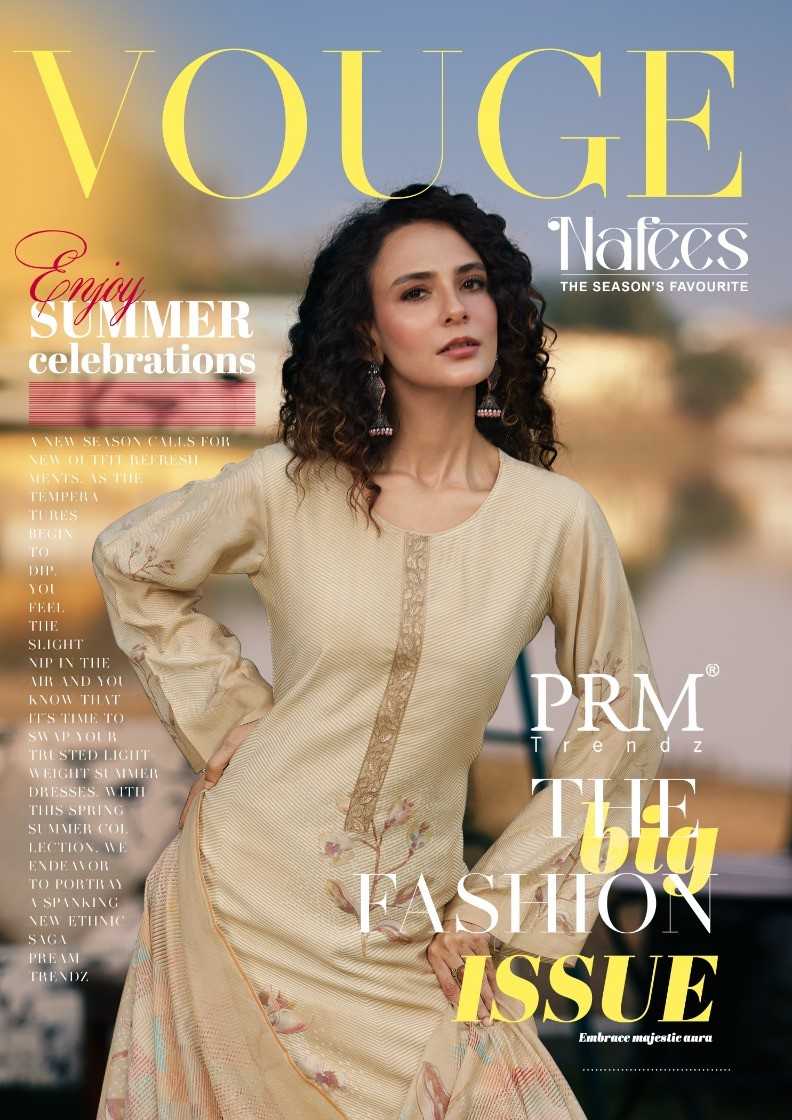prm trendz vogue nafees amazing digital print with work dress material