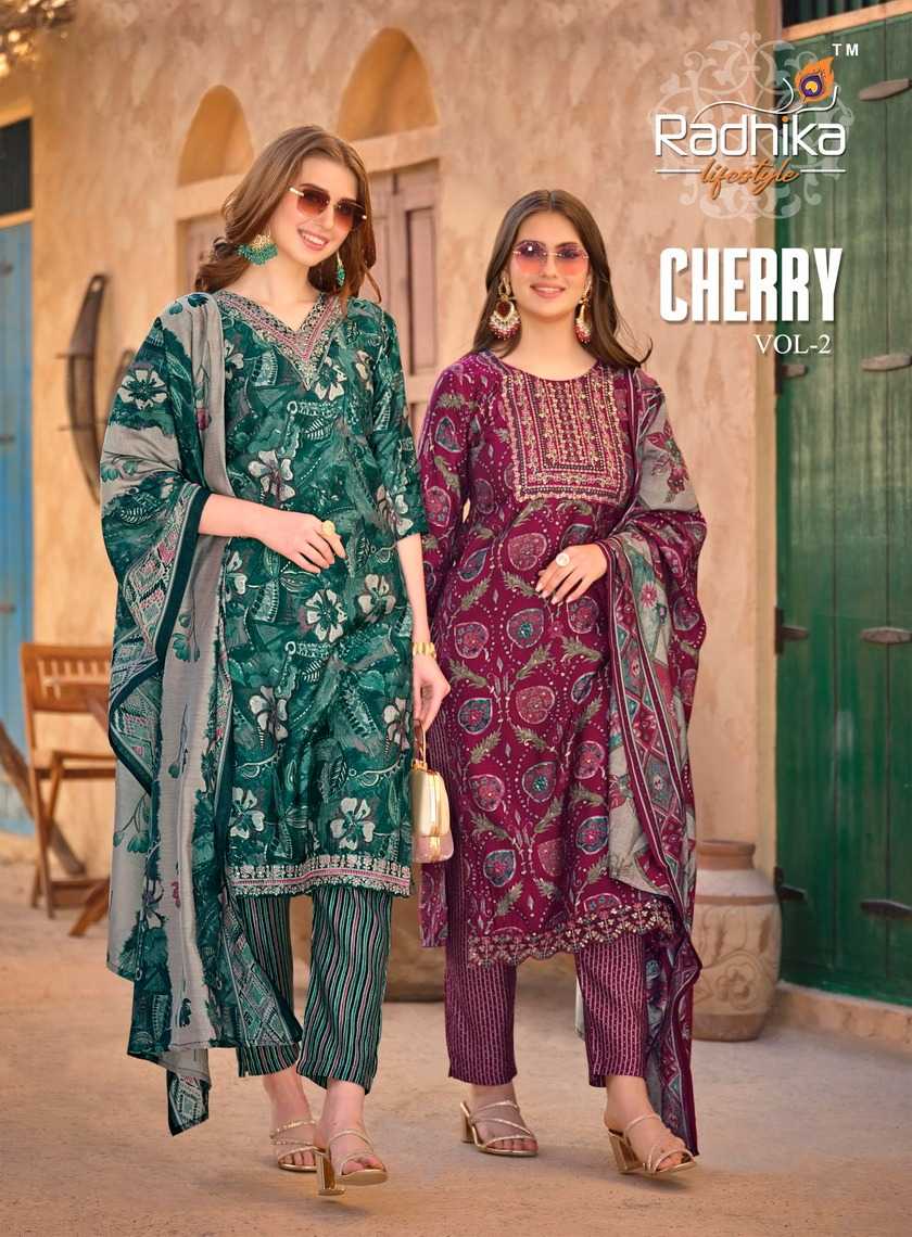 radhika lifestyle cherry vol 2 readymade beautiful salwar kameez in plus size