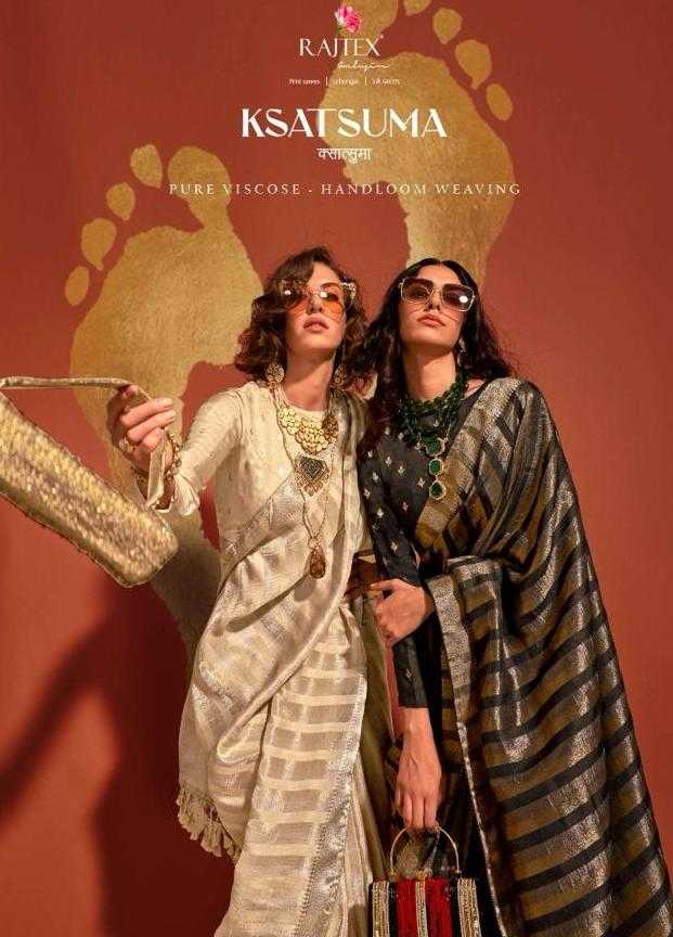 rajtex ksatsuma festive wear designer handwoven saree 