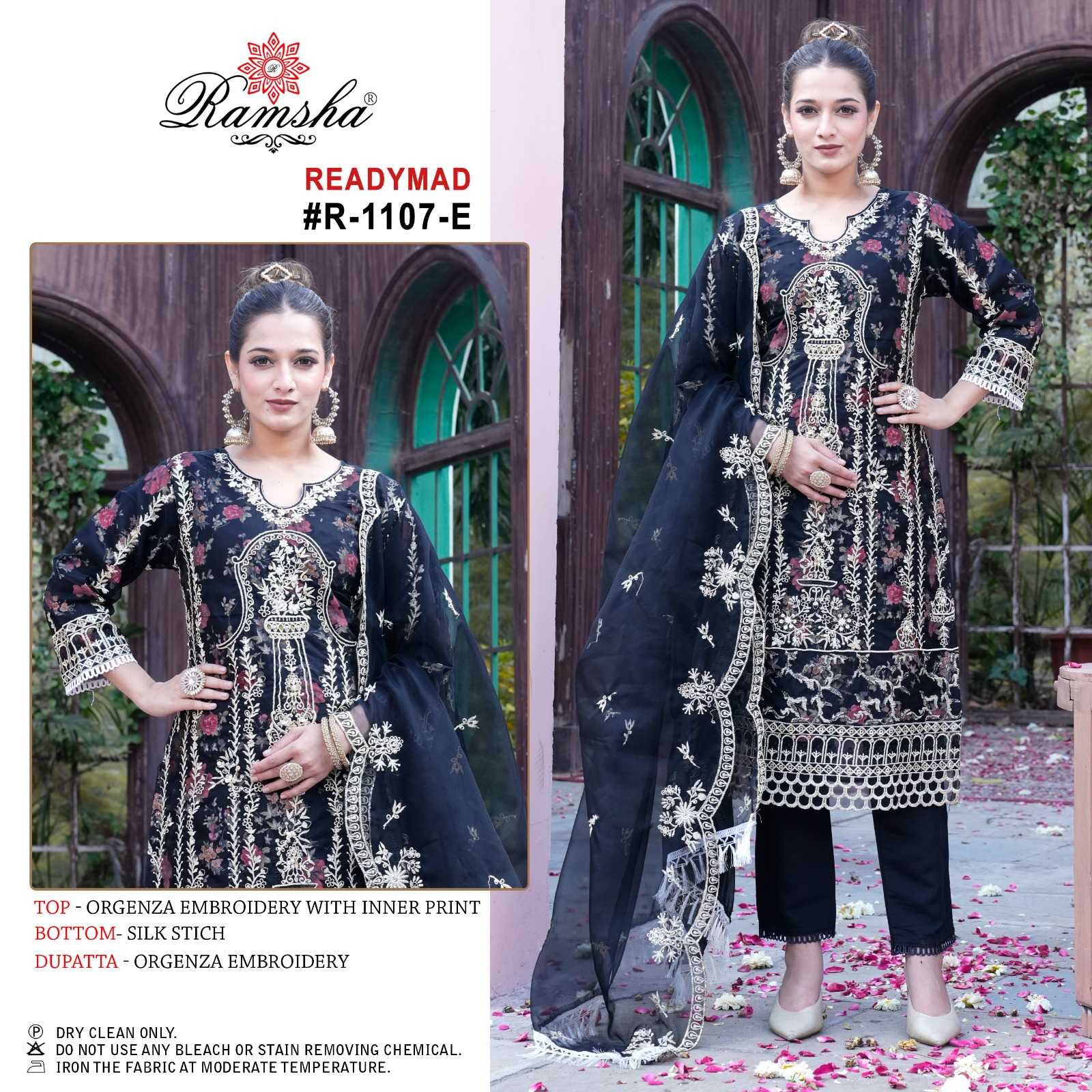 Ramsha 1107 efgh  readymade pakistani festive wear 3pcs collection