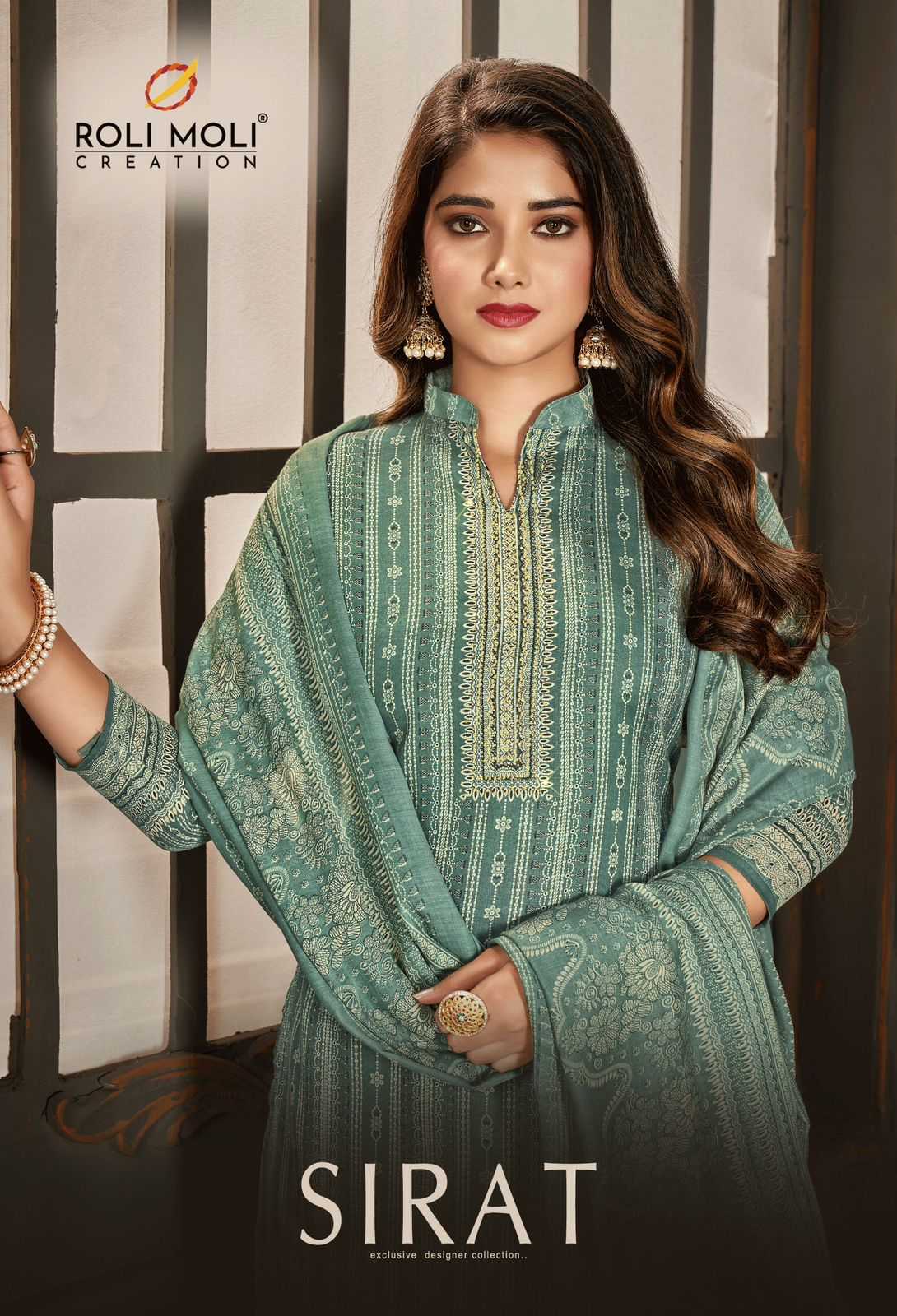 roli moli creation sirat 1001-1008 colours brand new summer collection dress material