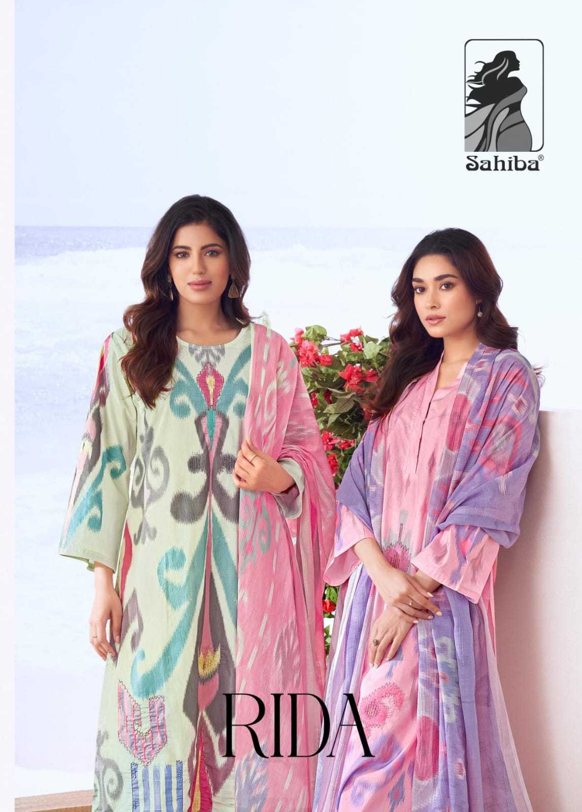 sahiba presents rida function wear unstitch cotton salwar suit 