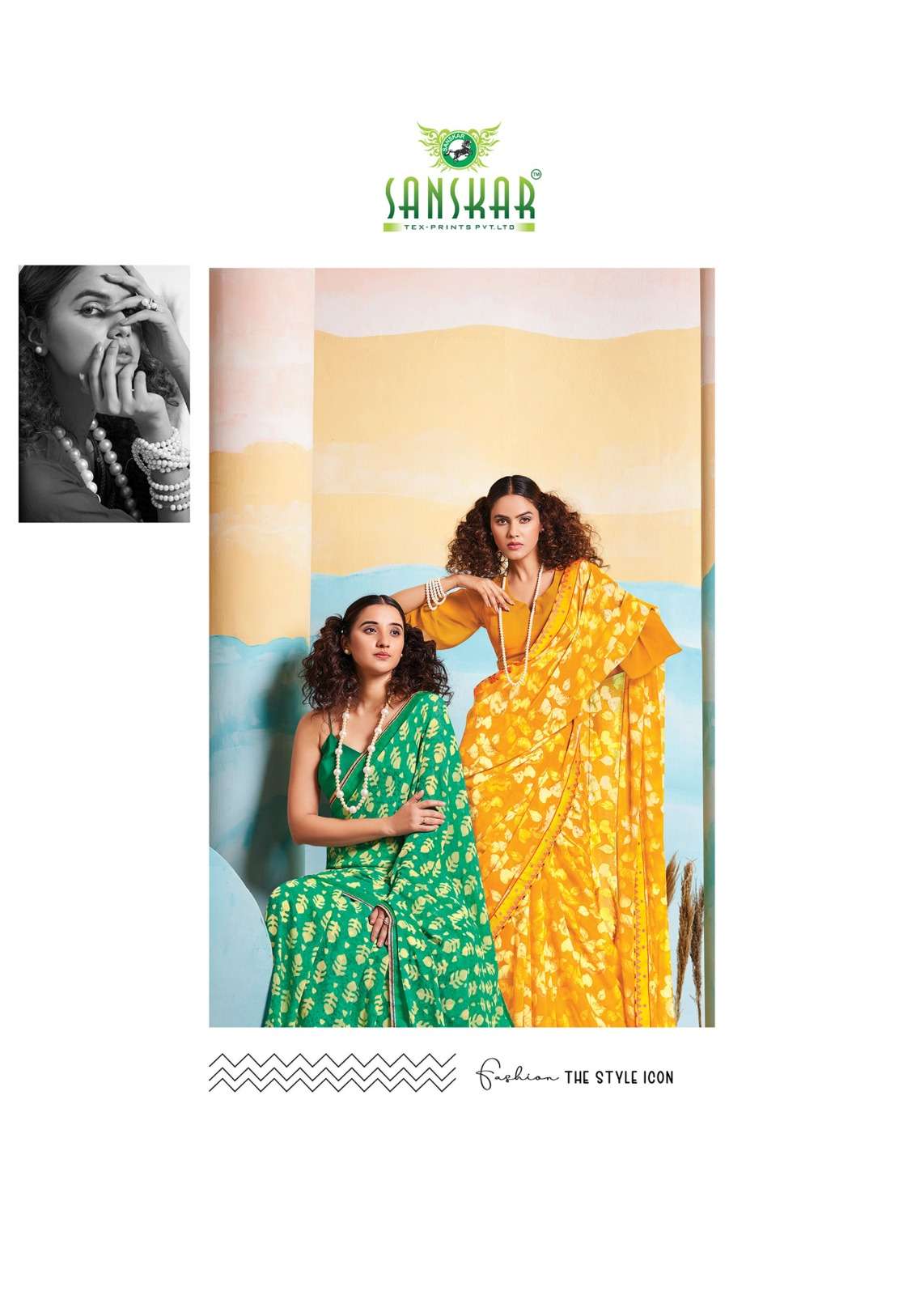 sanskar morpankh 7 regular wear georgette saree wholesaler