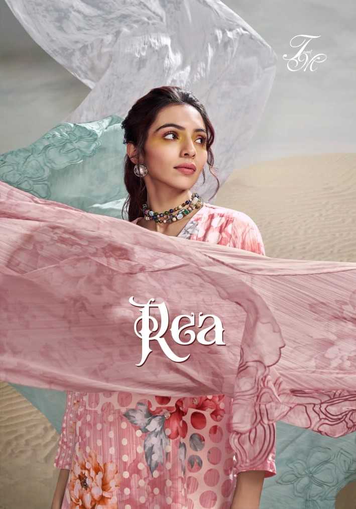 t & m rea occasion wear digital printed  unstitch kurti pant dupatta 