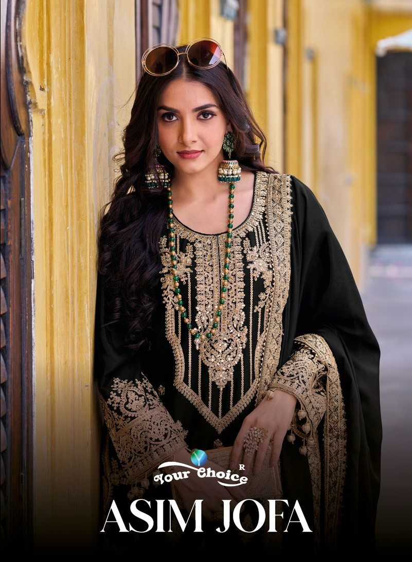 asim jofa by your choice wedding affair chinon pakistani full stitch salwar kameez  