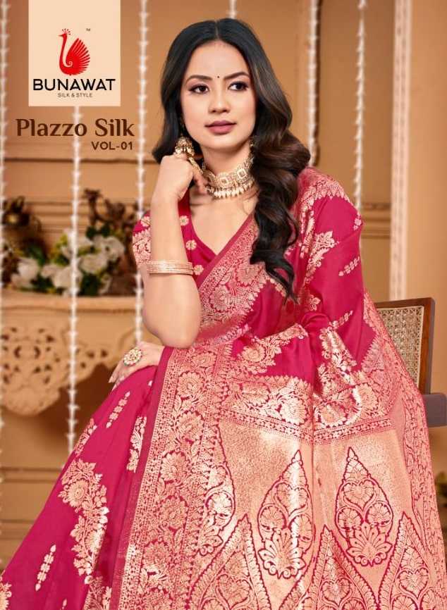 bunawat plazzo silk vol 01 zari weaving silk saris wholesaler