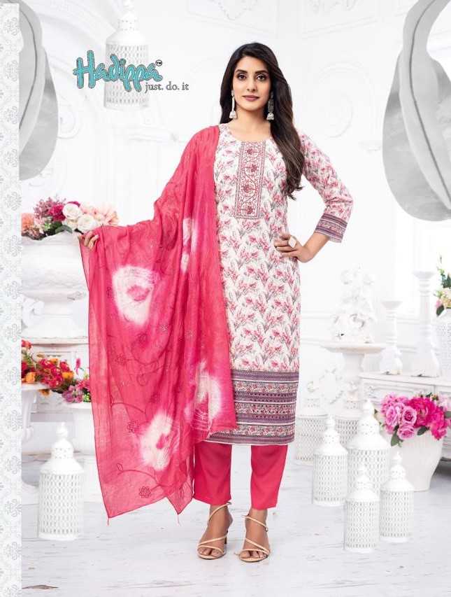 hadippa zeba vol 1 fancy chicken classy look digital print full stitch top pant with dupatta