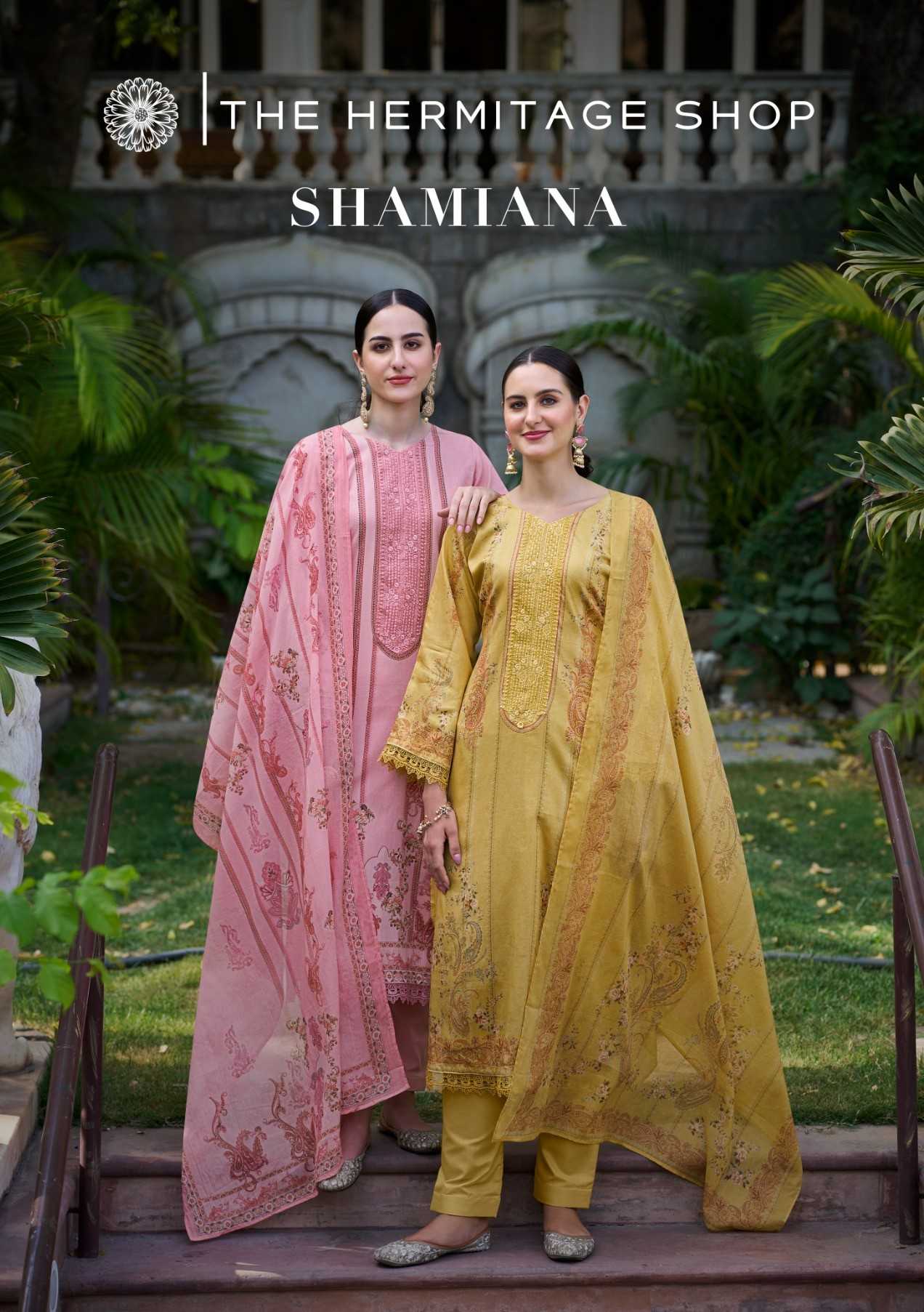 hermitage presents shamiana exclusive pakistani swiss lawn salwar kameez