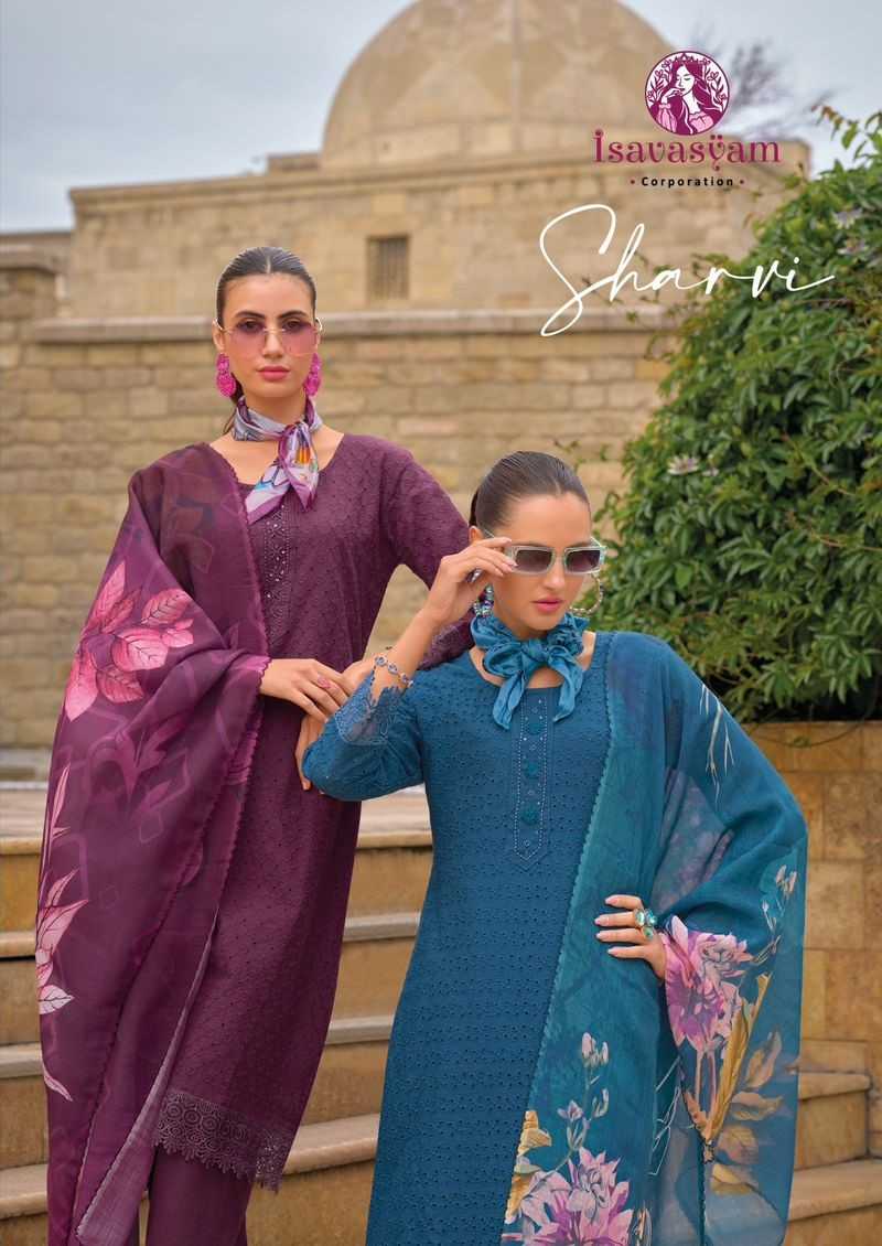 isavasyam sharvi classy look full stitch cambric cotton salwar kameez exports
