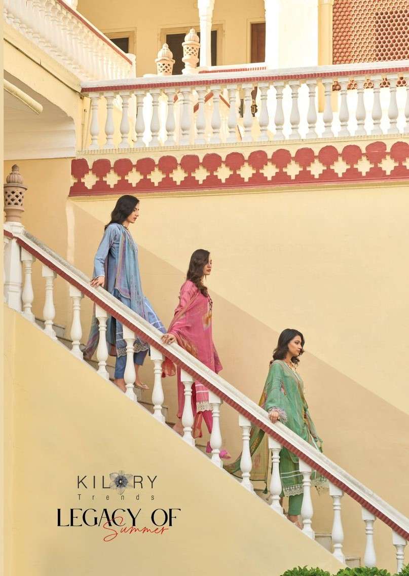 kilory trends legacy of summer adorable digital print  lawn cotton pakistani suit