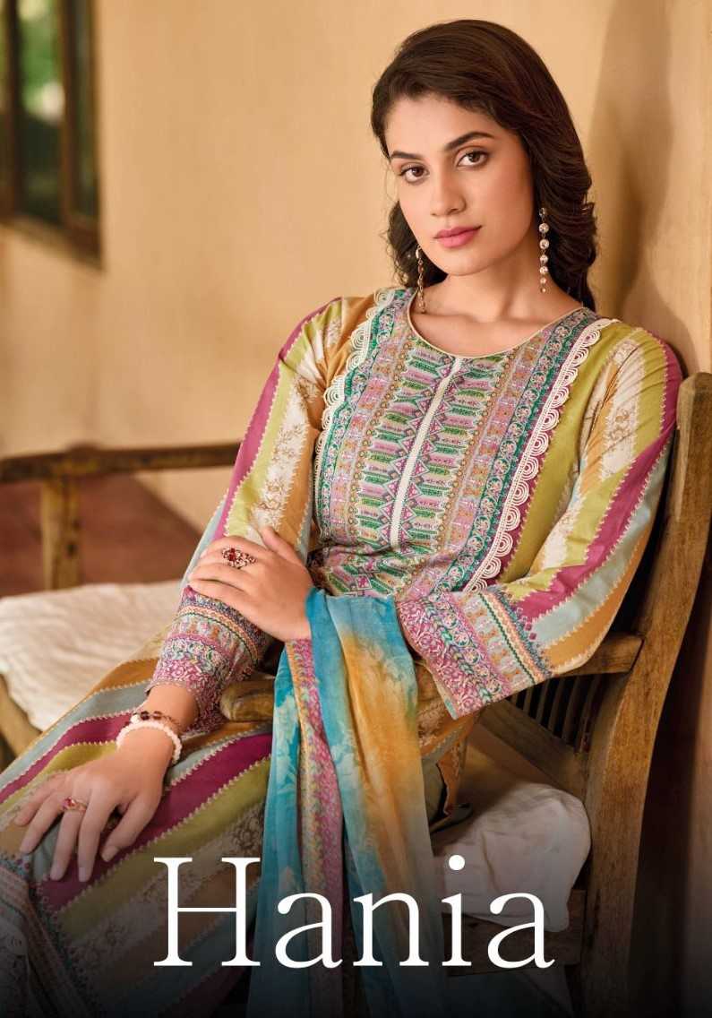 kilory trendz presents hania simple pakistani concept top pant with dupatta 