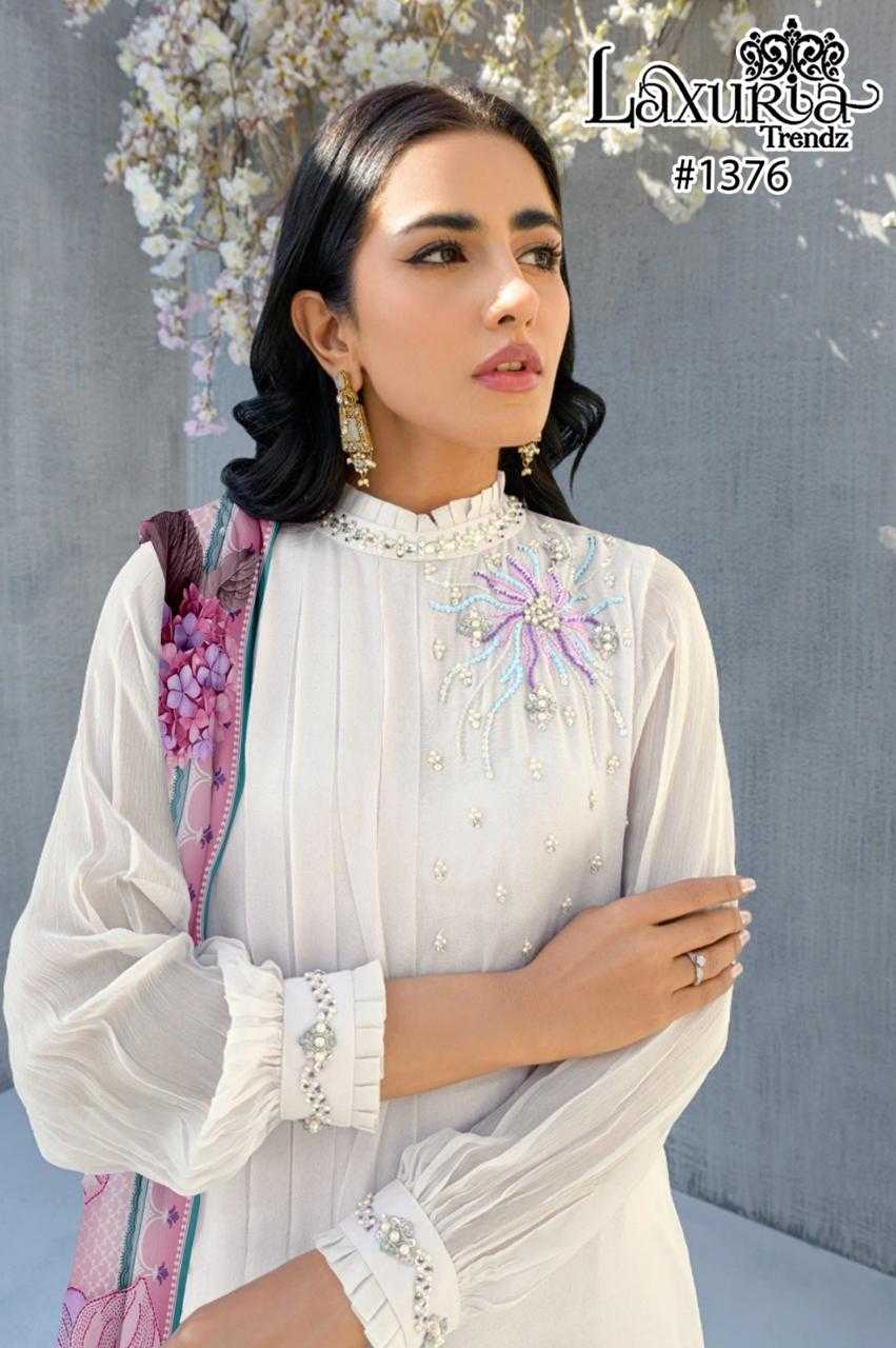 laxuria 1376 traditional classy with heavy handwork fully stitch salwar suit collection 