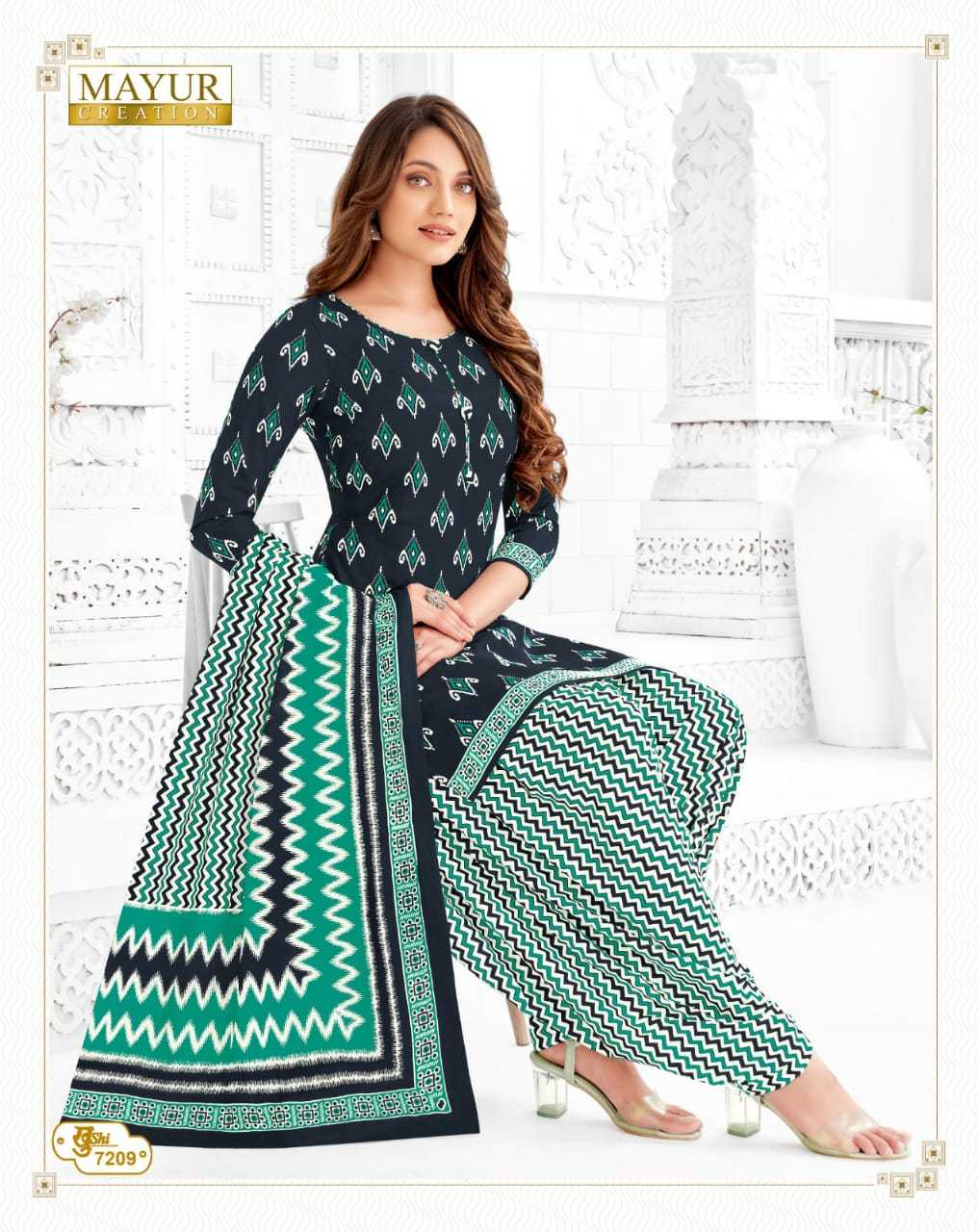 mayur creation khushi vol 72 cotton comfortable salwar kameez material exports