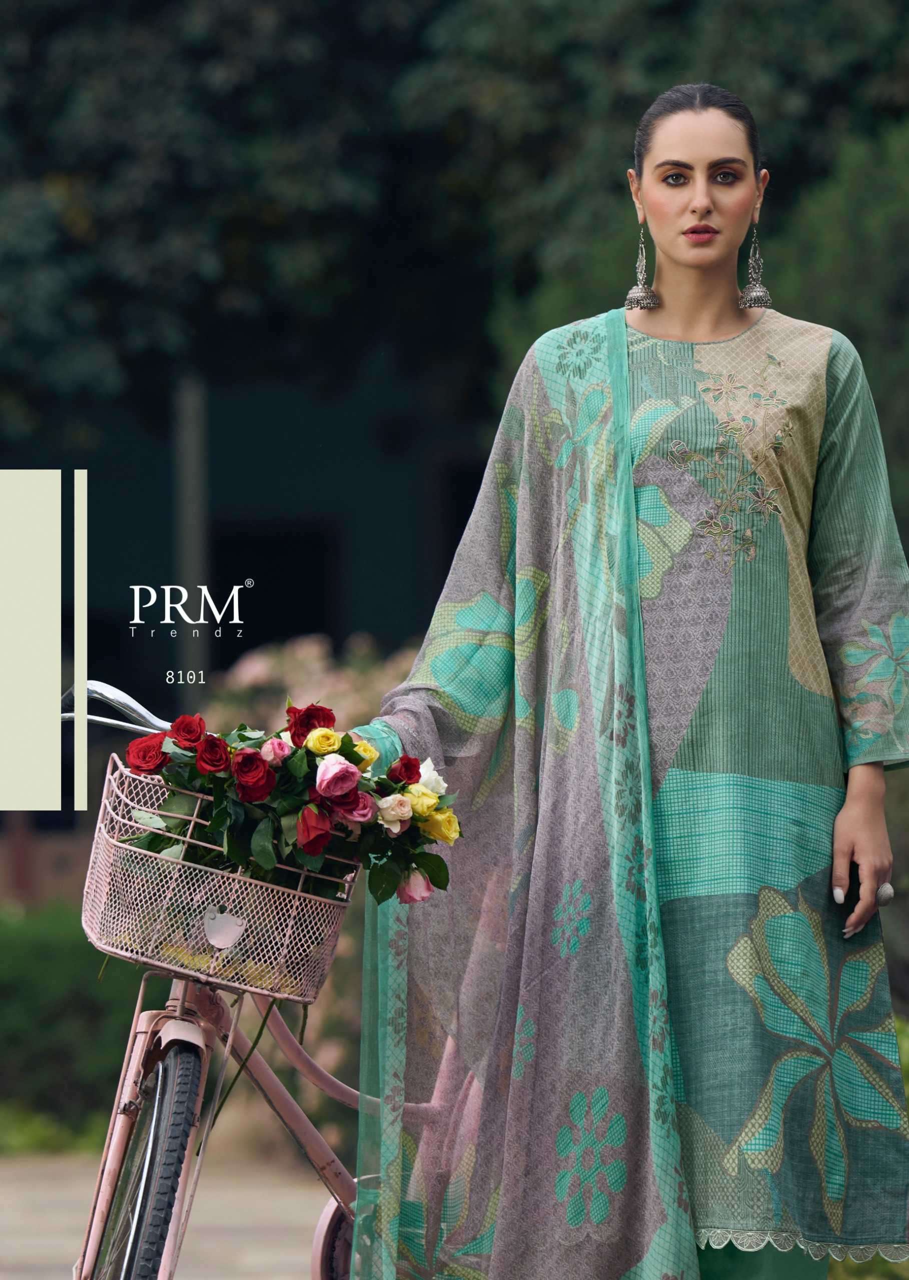 prm trendz present maritza traditional look pure lawn cotton Pakistani salwar kameez