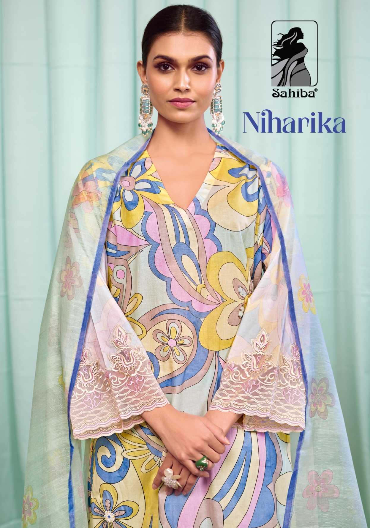 sahiba niharika lawn digital printed suits 