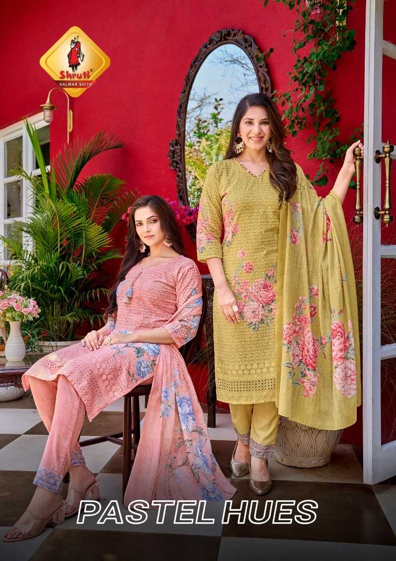 shruti pastel huse present full stitched  salwar kameez with digital print 