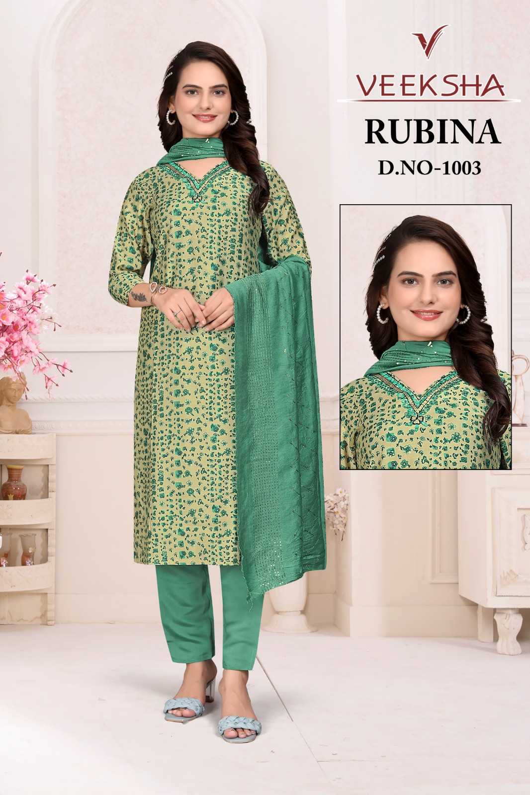 veeksha rubina modal print readymade 3psc set wholesale 