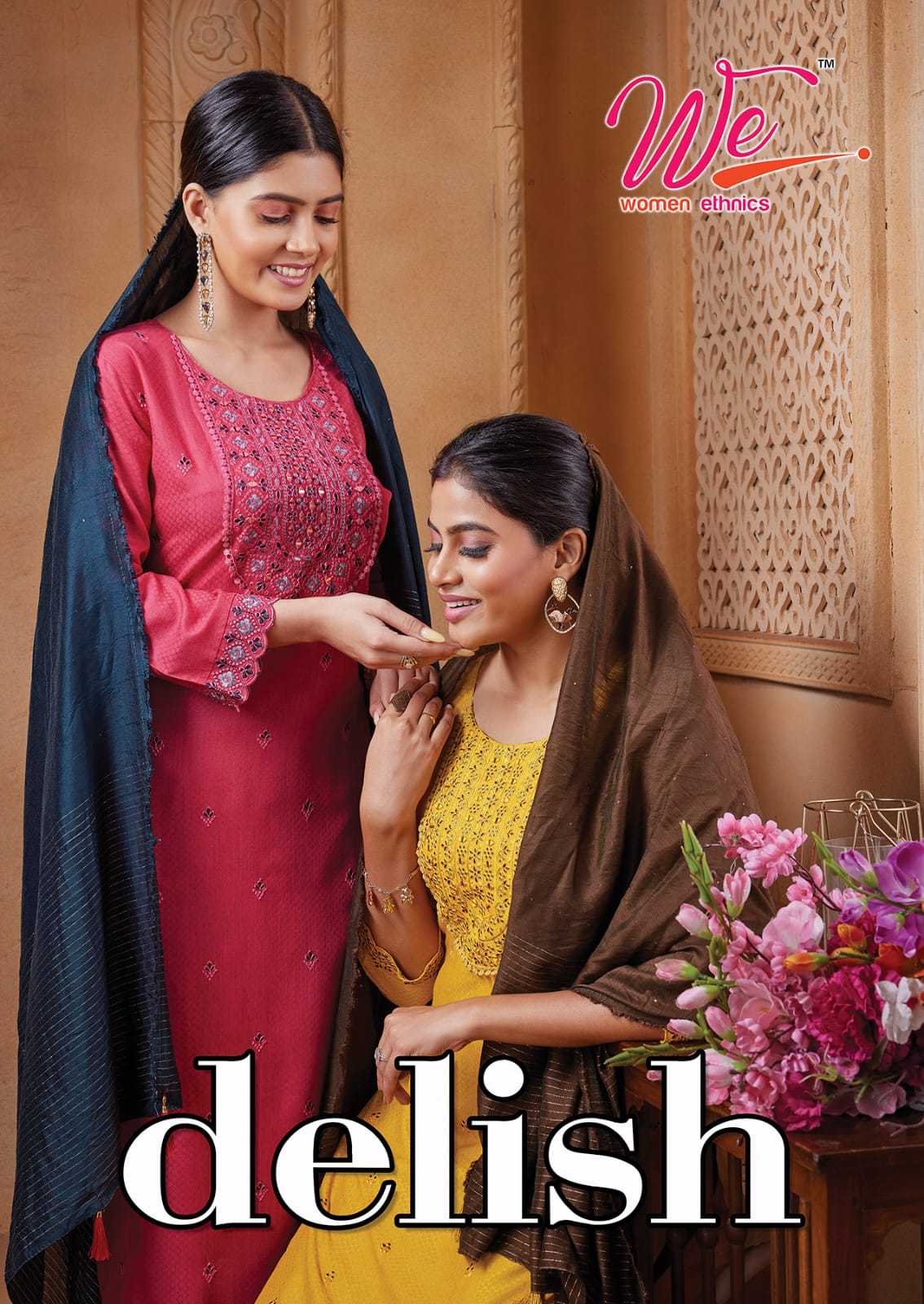 we women ethnics presents delish fully stitch stylish straight cut salwar kameez     