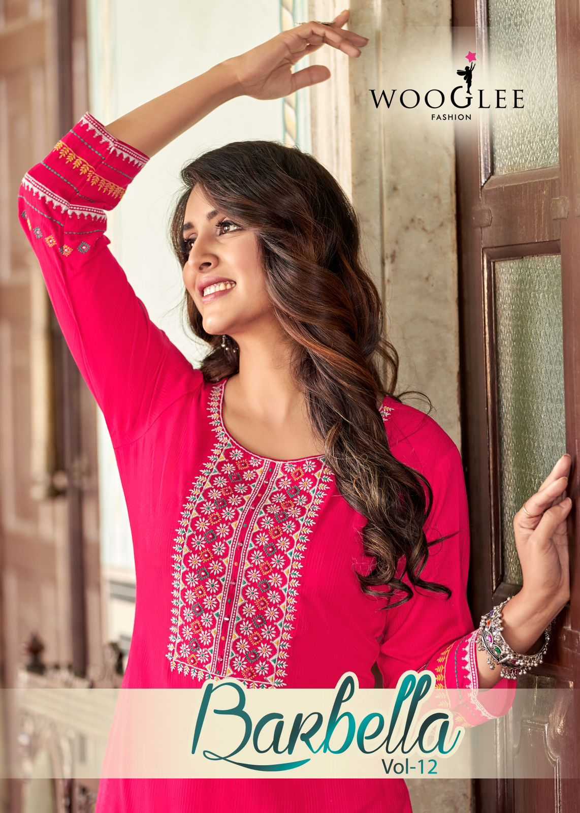 wooglee presents barbella vol 12 fancy readymade long kurti catalog