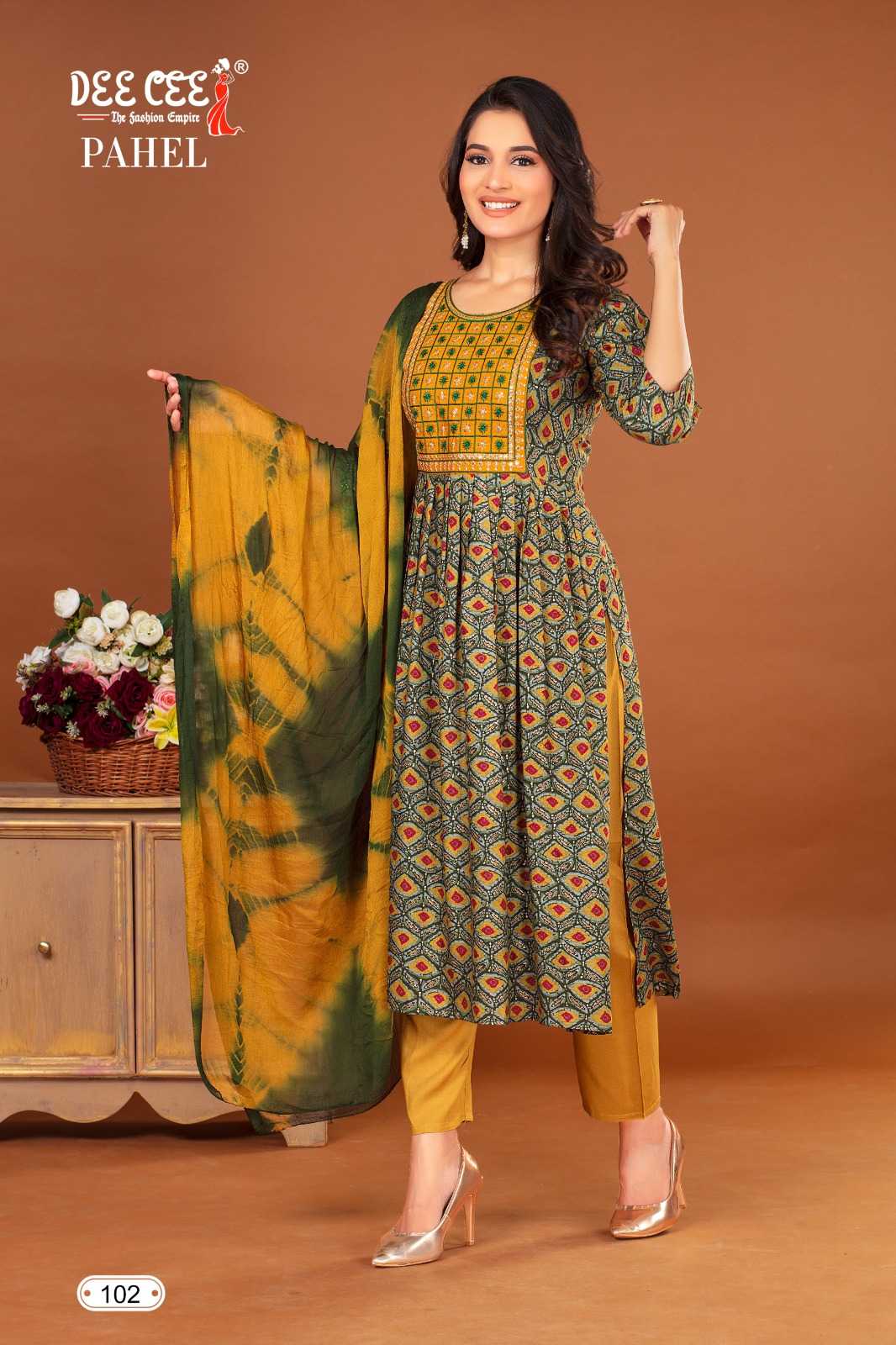 deecee presents pahel rayon sequence work nayra style classic look full stitch salwar suit 