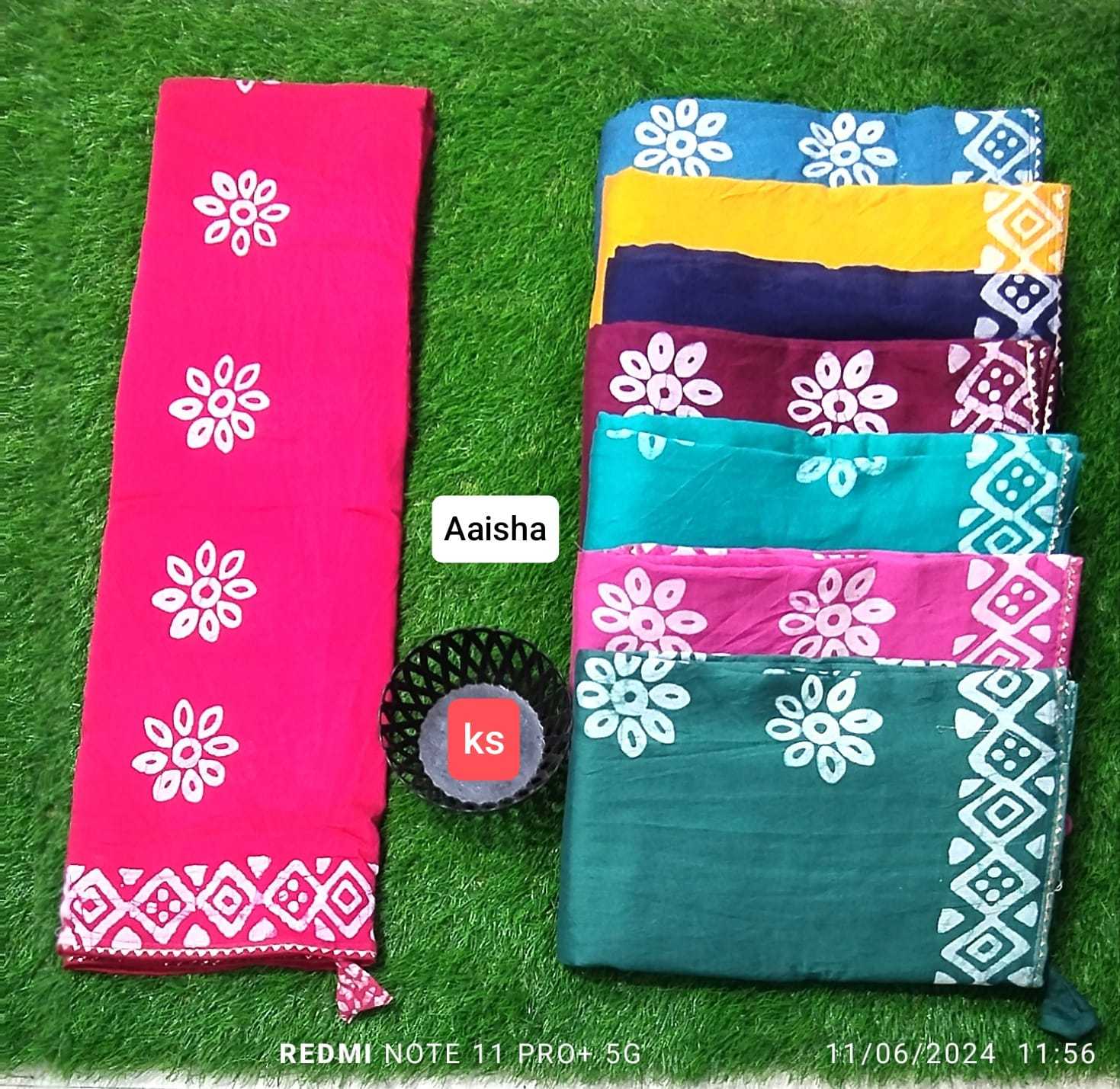kala silks launch aaisha fancy cotton comfortable saree with blouse 