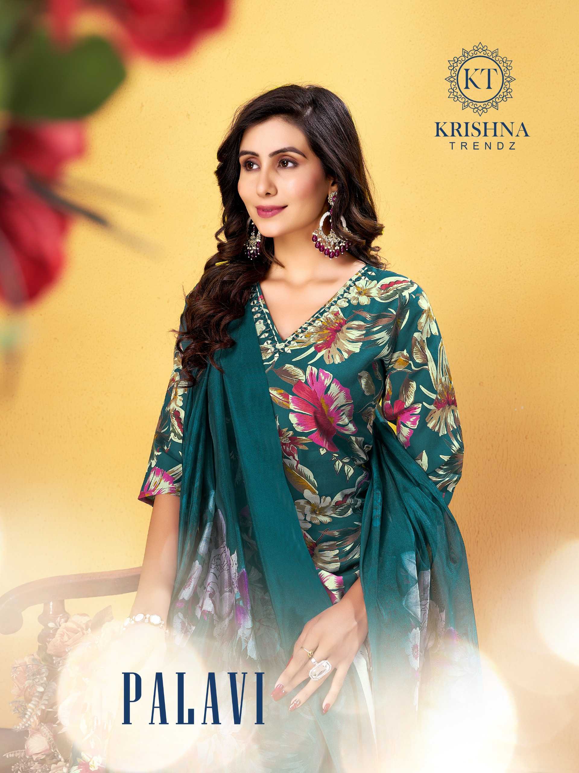 krishna trends palavi modal readymade new trendy hand work modal print salwar suit 