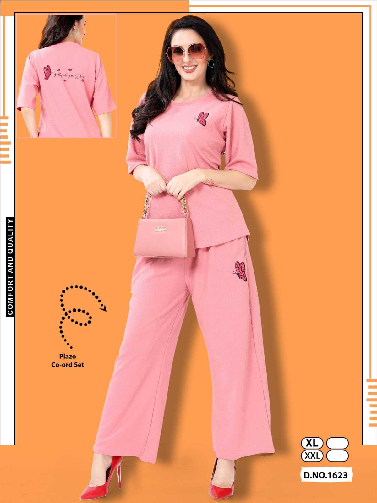 la fairy 1623  new lanuch daily wear full stitch imported co-ord set 