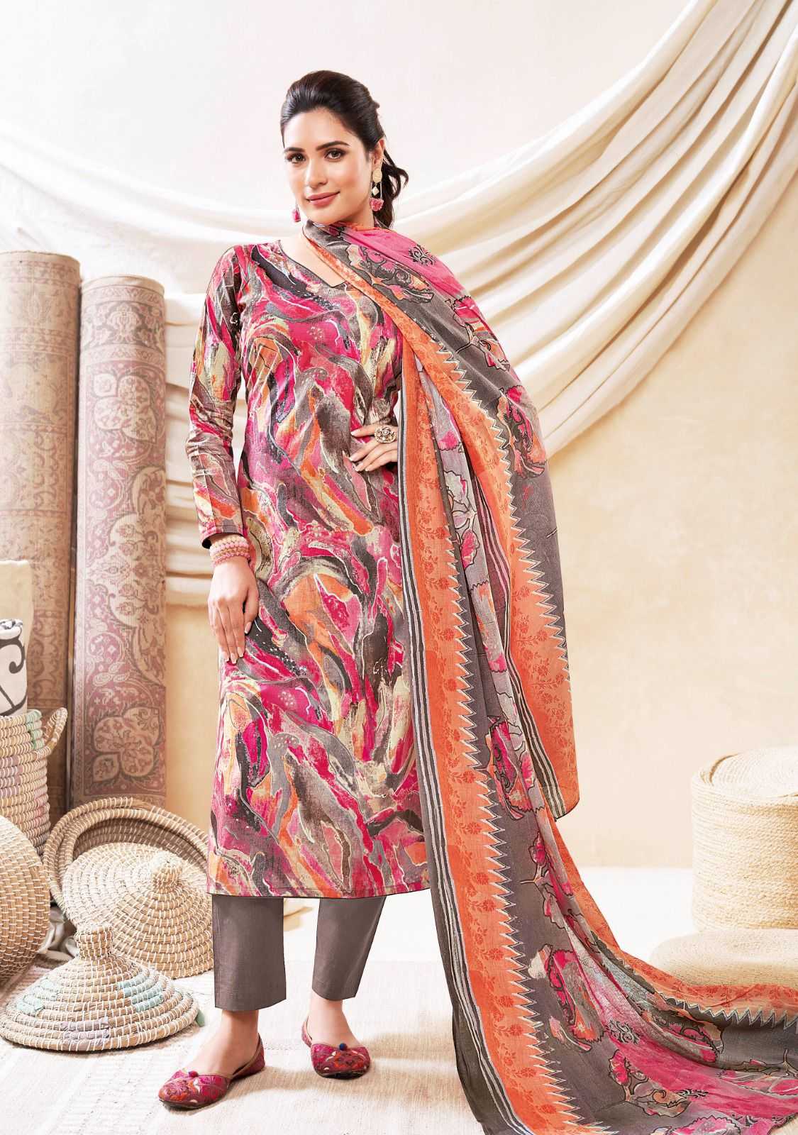 prerna vol 1 by suryajyoti 10001-10012 comfortable pure lawn printed salwar suit