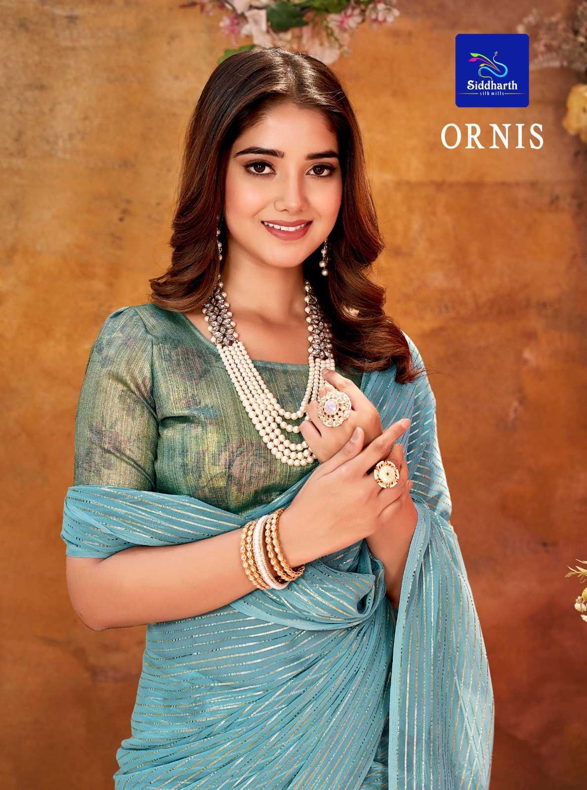 siddharth silk mills ornis fancy soft regular wear pretty look saree traders