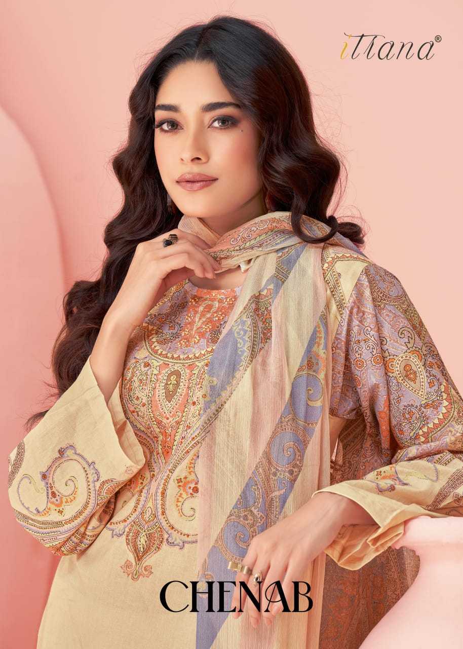 chenab by itrana lawn cotton digital print modern pakistani salwar suit 
