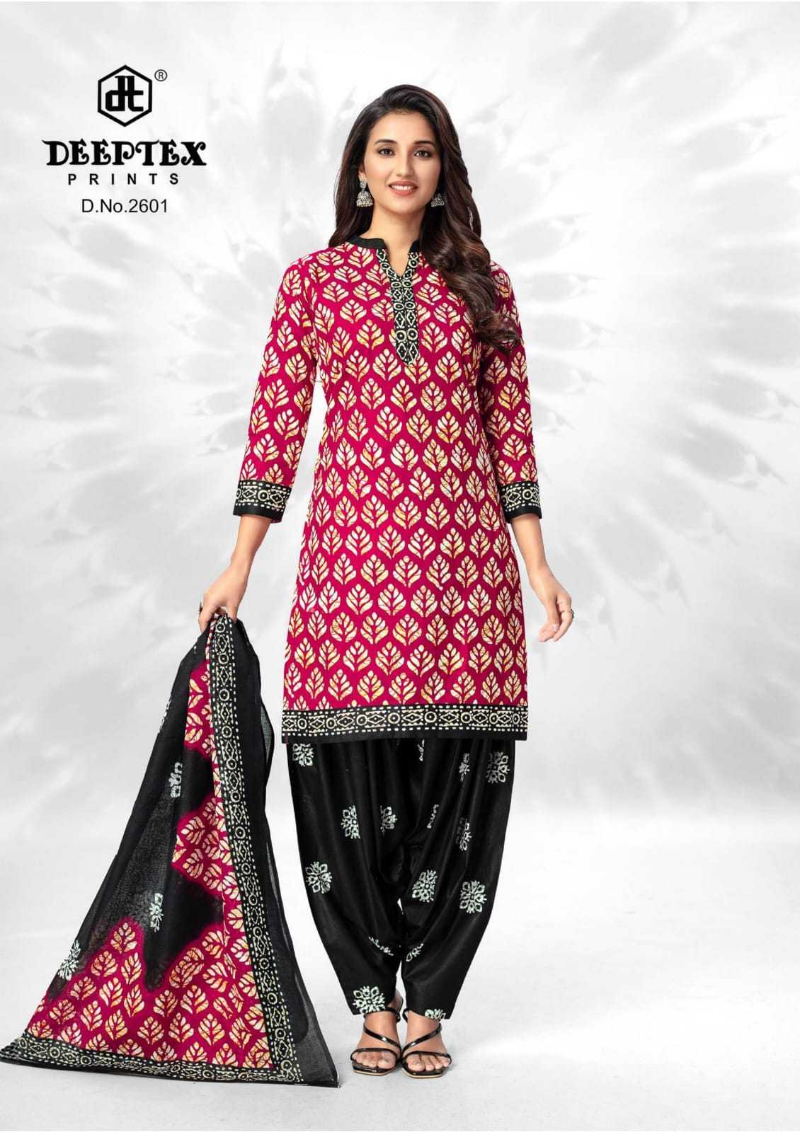 deeptex batik plus vol 26 attractive colour cotton salwar suit