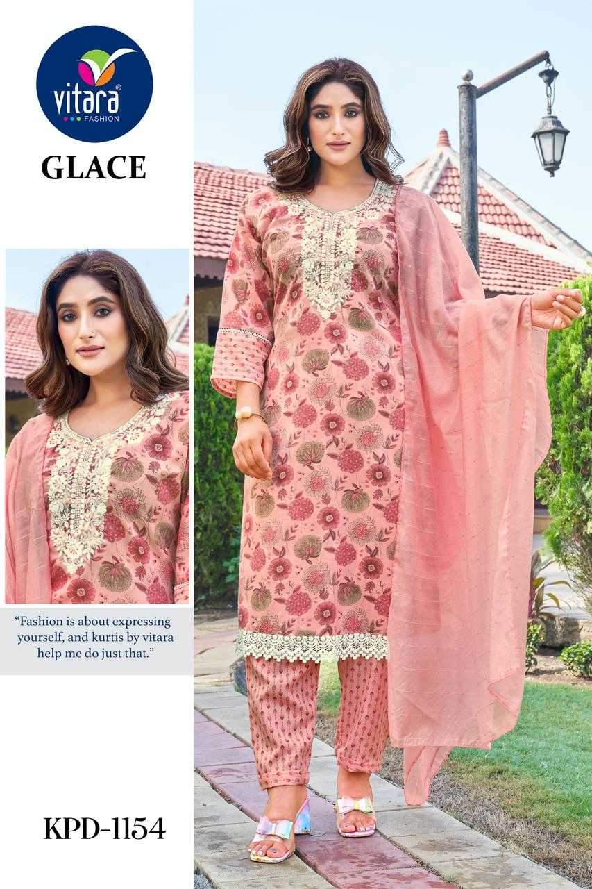 glace by vitara fashion classy look readymade combo set salwar kameez 