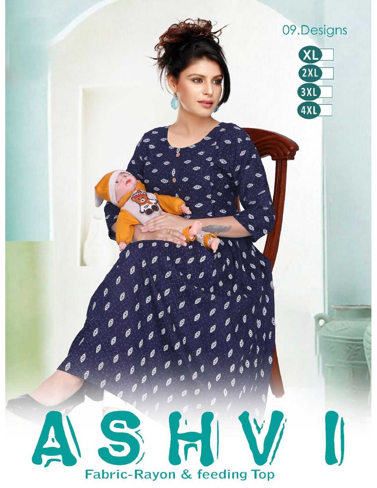 JLF ASHVI RAYON FEEDING KURTI CATALOG