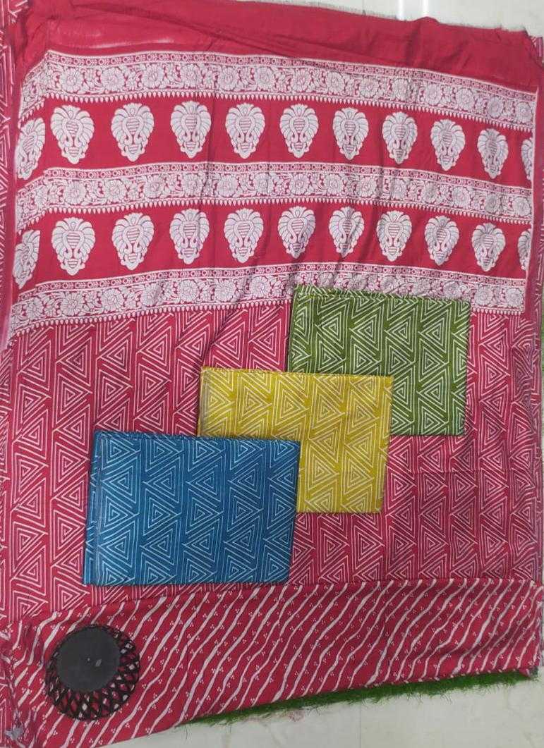 kala silks by atrangi new launch cotton hand print saree wholesaler 